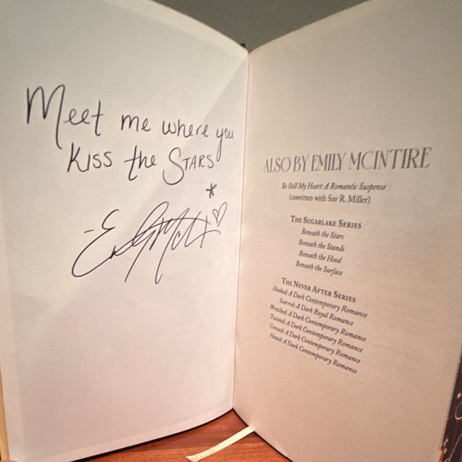 Emily McIntire Scarred Never After Series special edition Hardcover