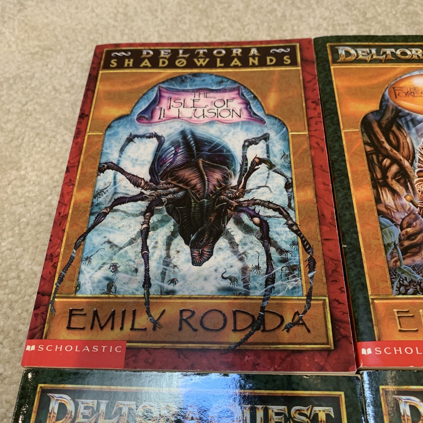 Deltora Quest Shadowlands Lot of 4 Paperback Books 1 2 3 8 Emily Rodda