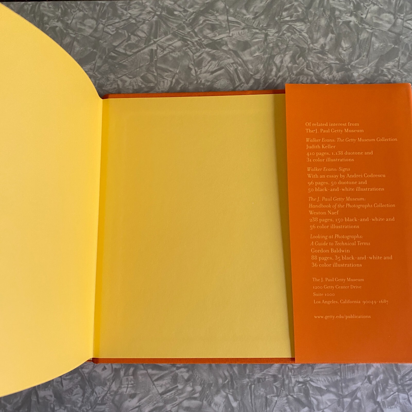 Walker Evans Florida HC Essay by Robert Plunket Getty Museum w/ Dustjacket 2000