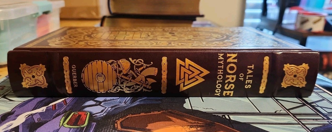 Tales of NORSE MYTHOLOGY by Helen A Geurber Leather Bound Sealed NEW