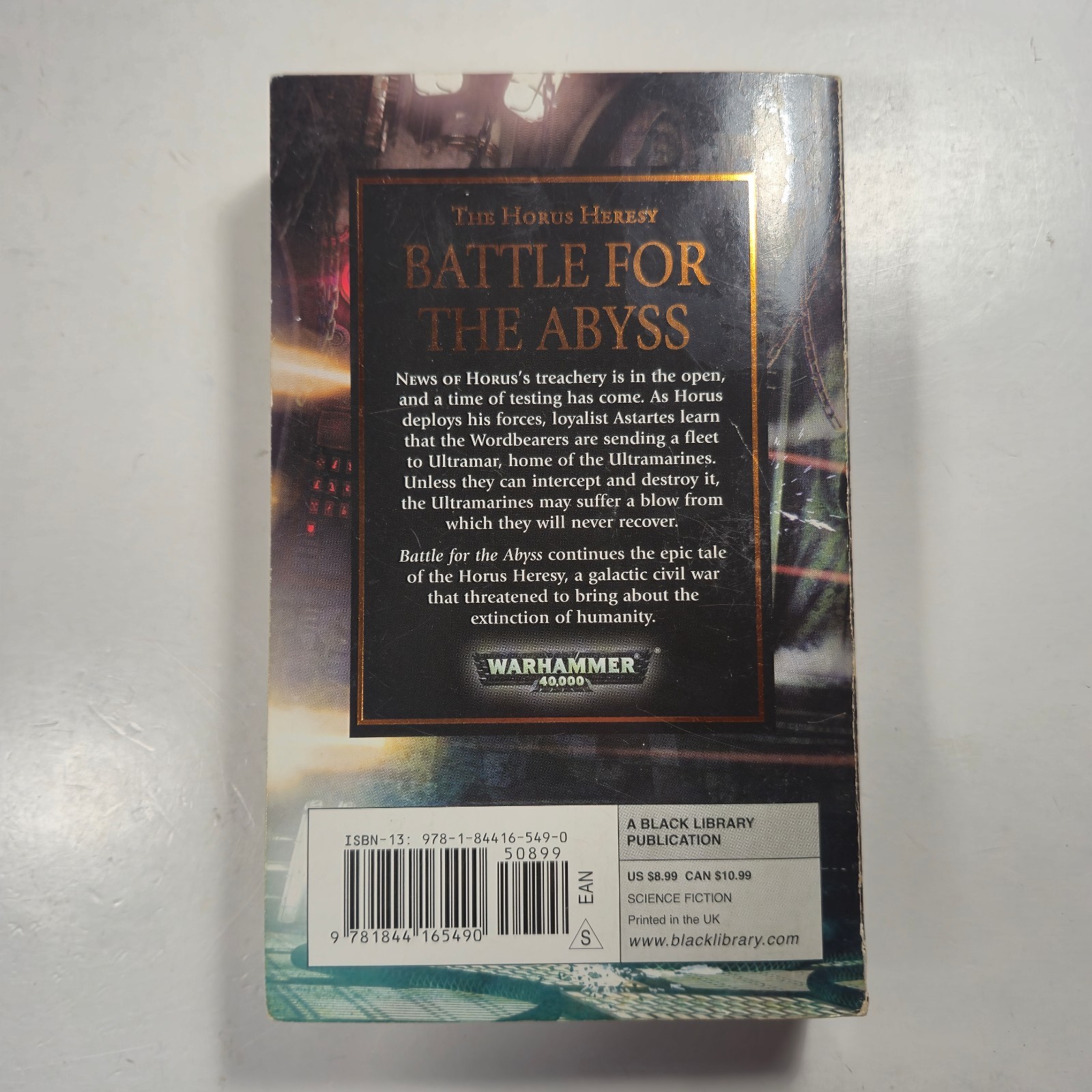 The Horus Heresy Battle for the Abyss by Ben Counter (2008, Paperback)