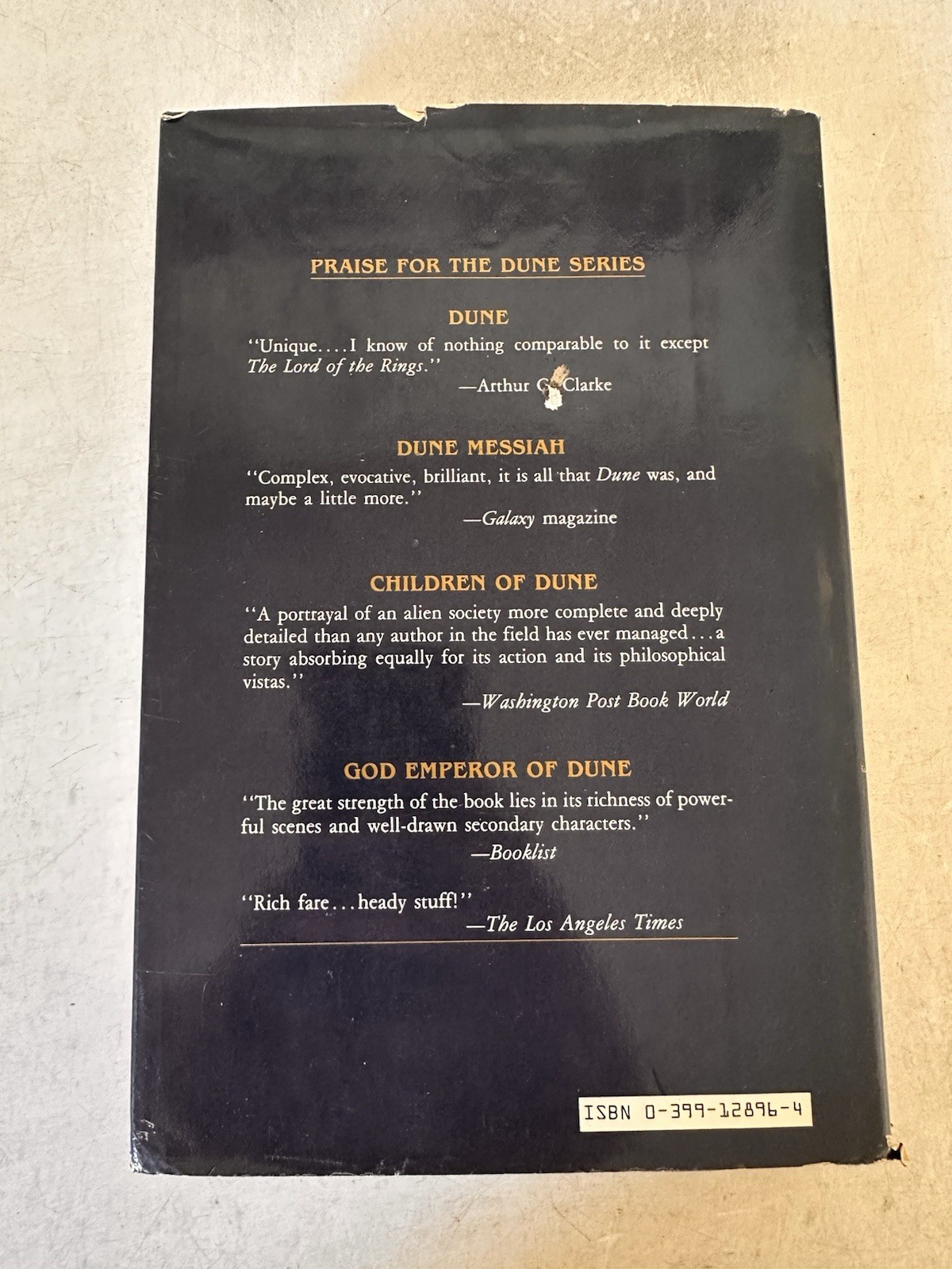Dune by Frank Herbert HC DJ 1984 1st Ed 2nd Impression Putnam