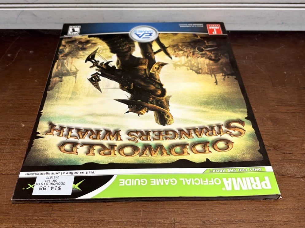 Oddworld Stranger’s Wrath Prima Official Game Strategy Guide Book Original Xbox