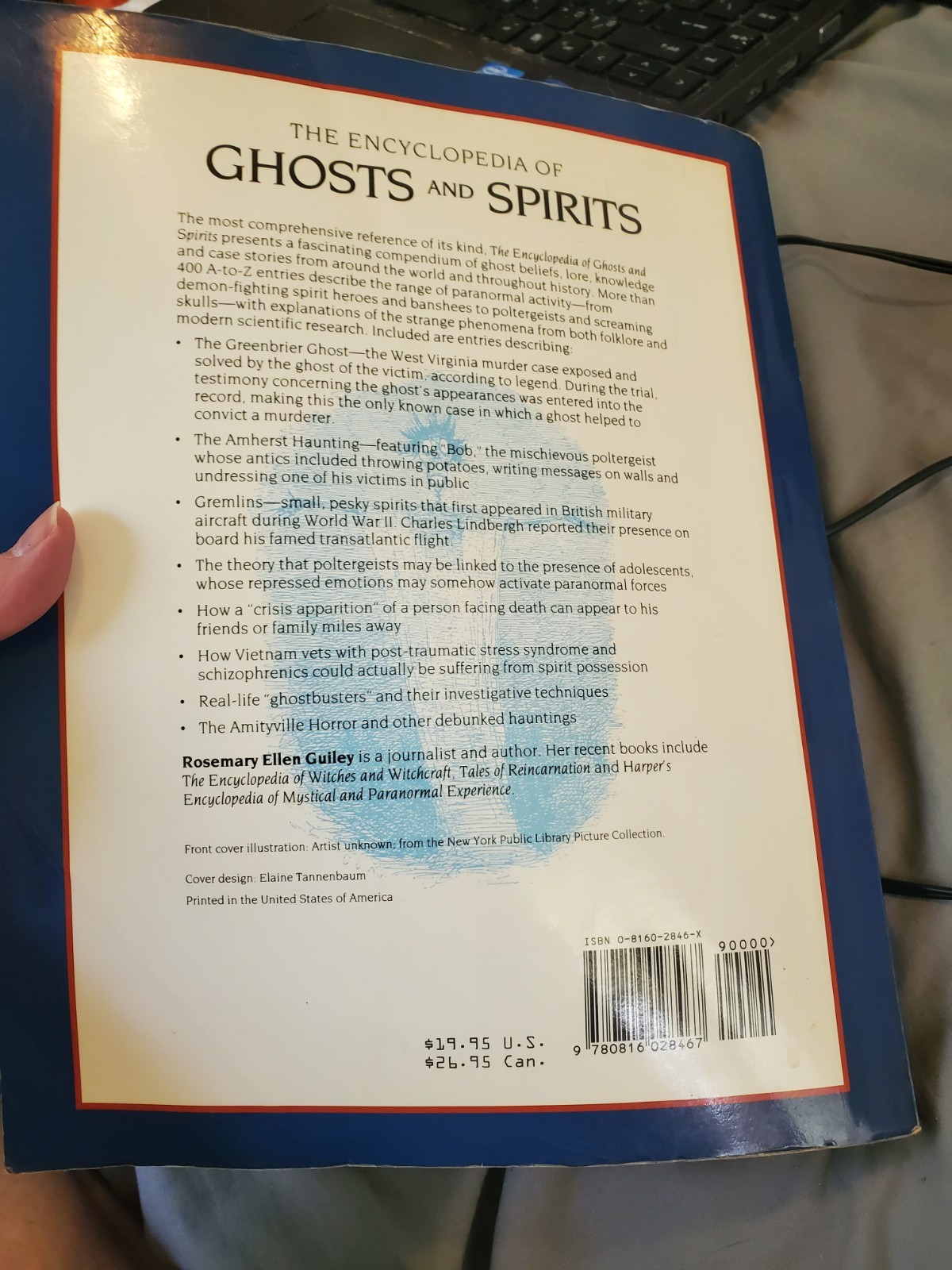 The Encyclopedia of Ghosts and Spirits by Guiley FIRST PRINTING W 2 FREE DVDS!