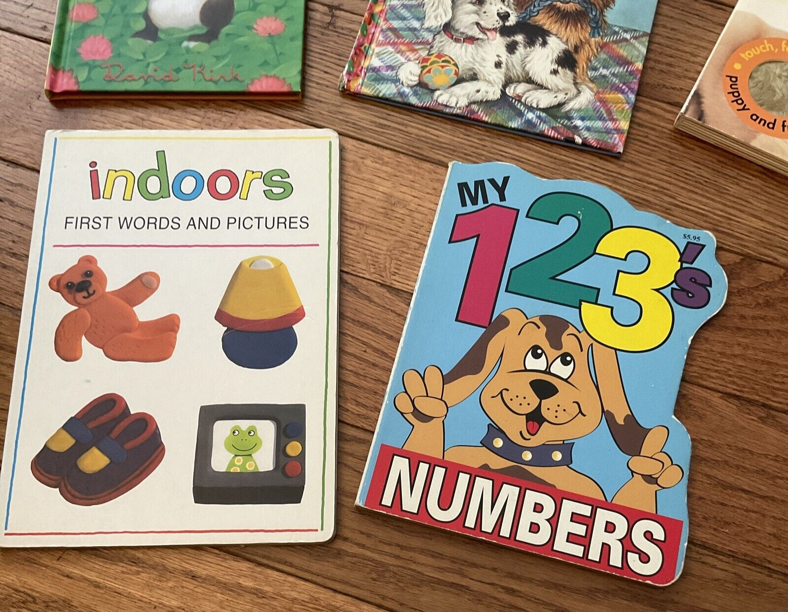 LOT of 8 Board Style Book Kids Toddler Baby Learning/ Numbers/ Dogs/ Big Small