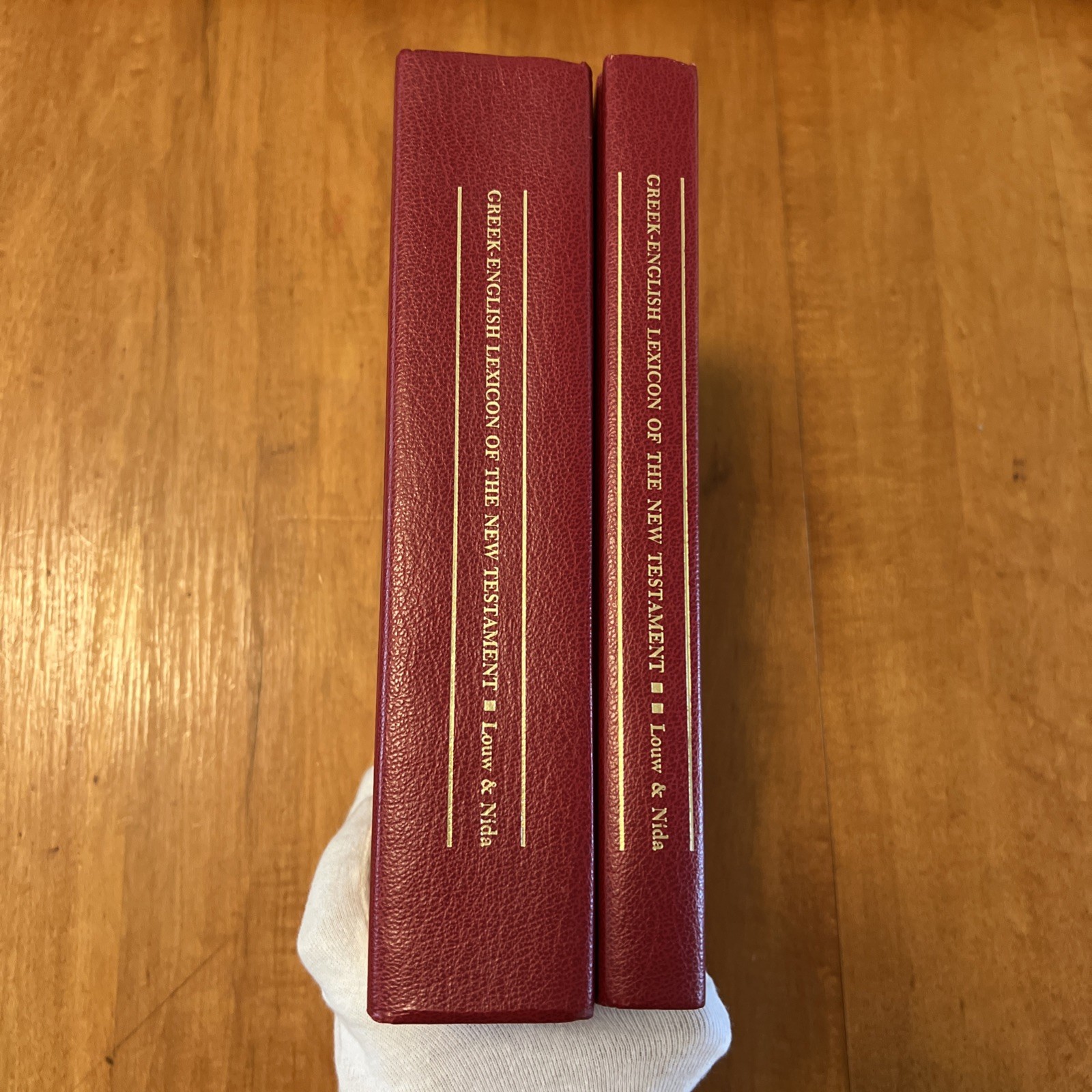 Set of 2 Greek-English Lexicon of the New Testament 1989 Hardcovers 2nd Edition