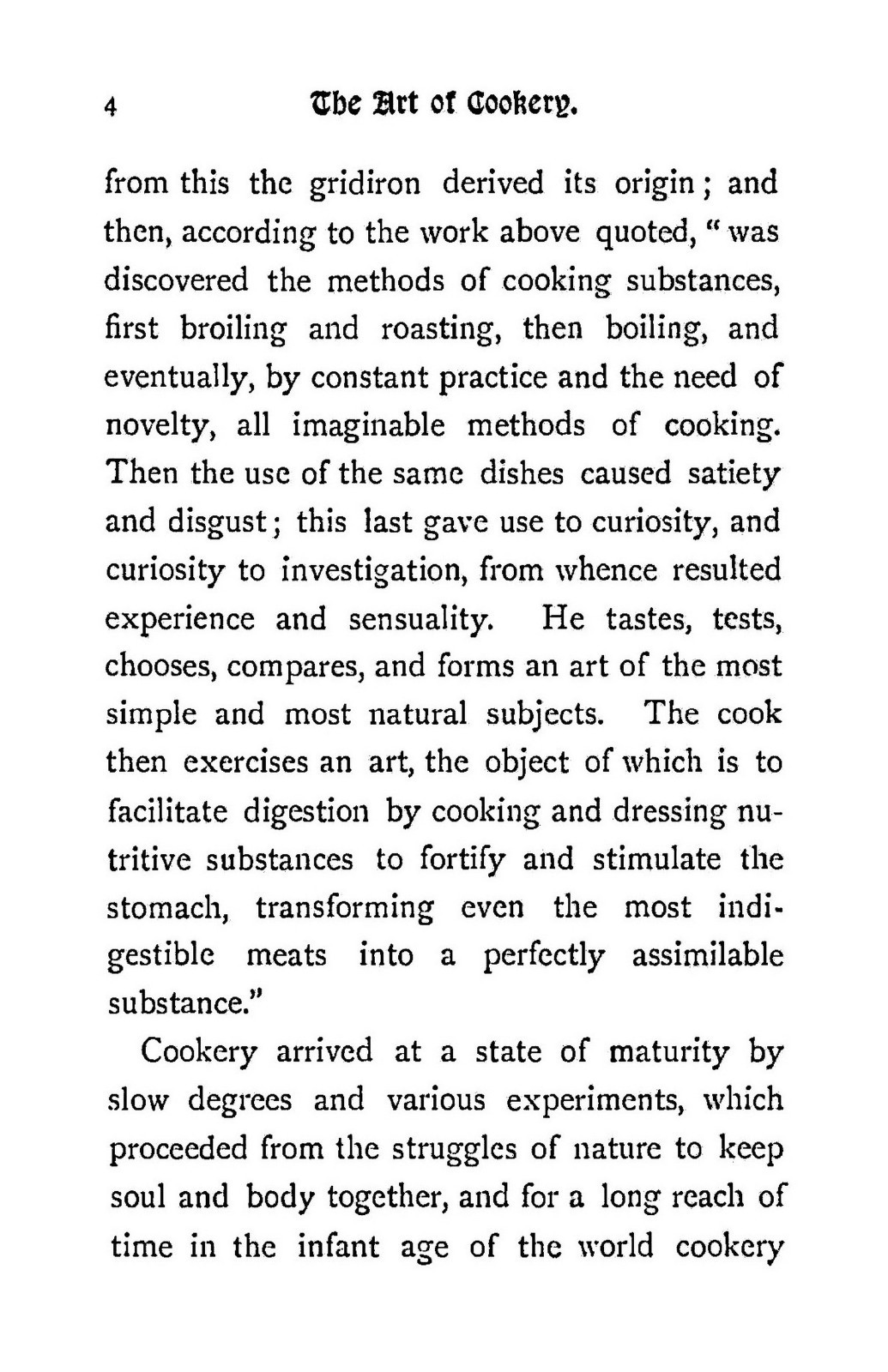1898 The Art Of Cookery Past And Present 194 Pages
