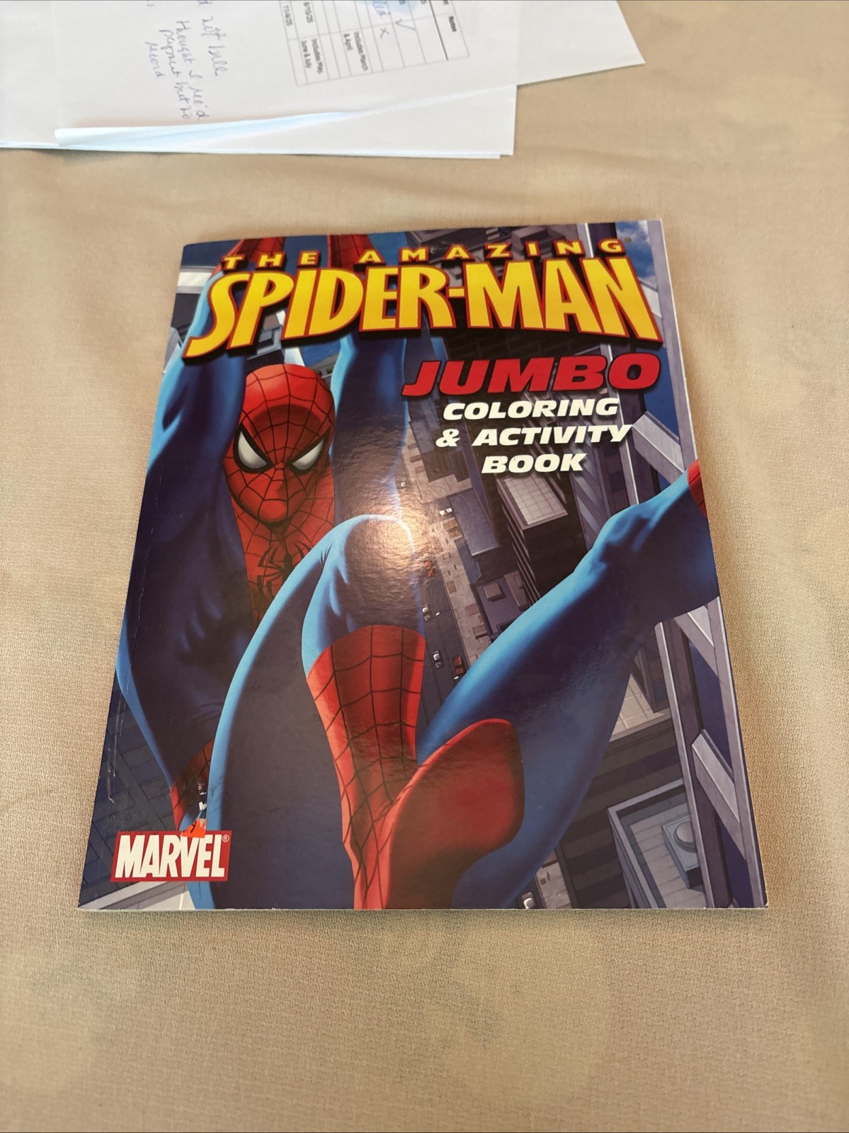 2006 Marvel the Amazing Spider-Man Jumbo Coloring and Activity Book