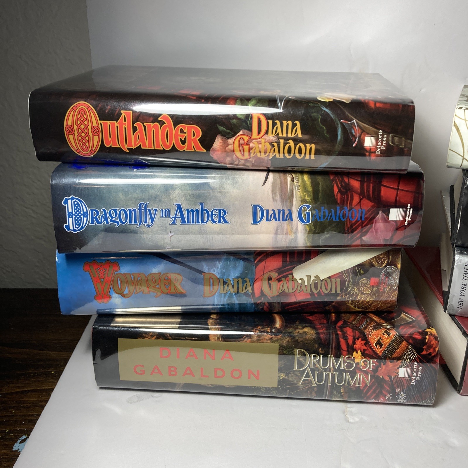 A Diana Gabaldon Hardcover Outlander Series Seven Book Set Books 1-7 SIGNED READ