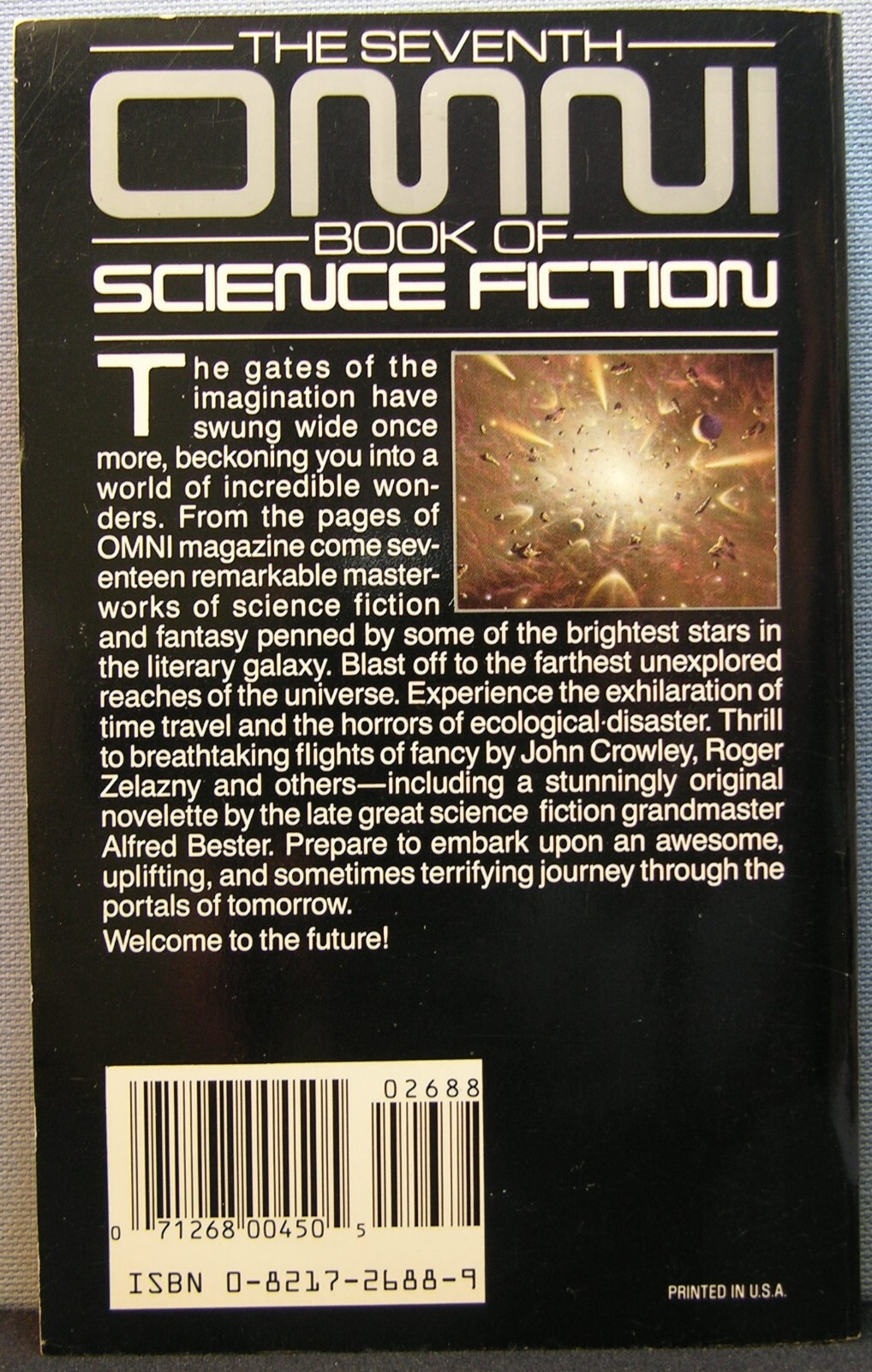 Seventh Omni Book of Science Fiction ed. by Ellen Datlow PB 1st Ed. 1989 VG