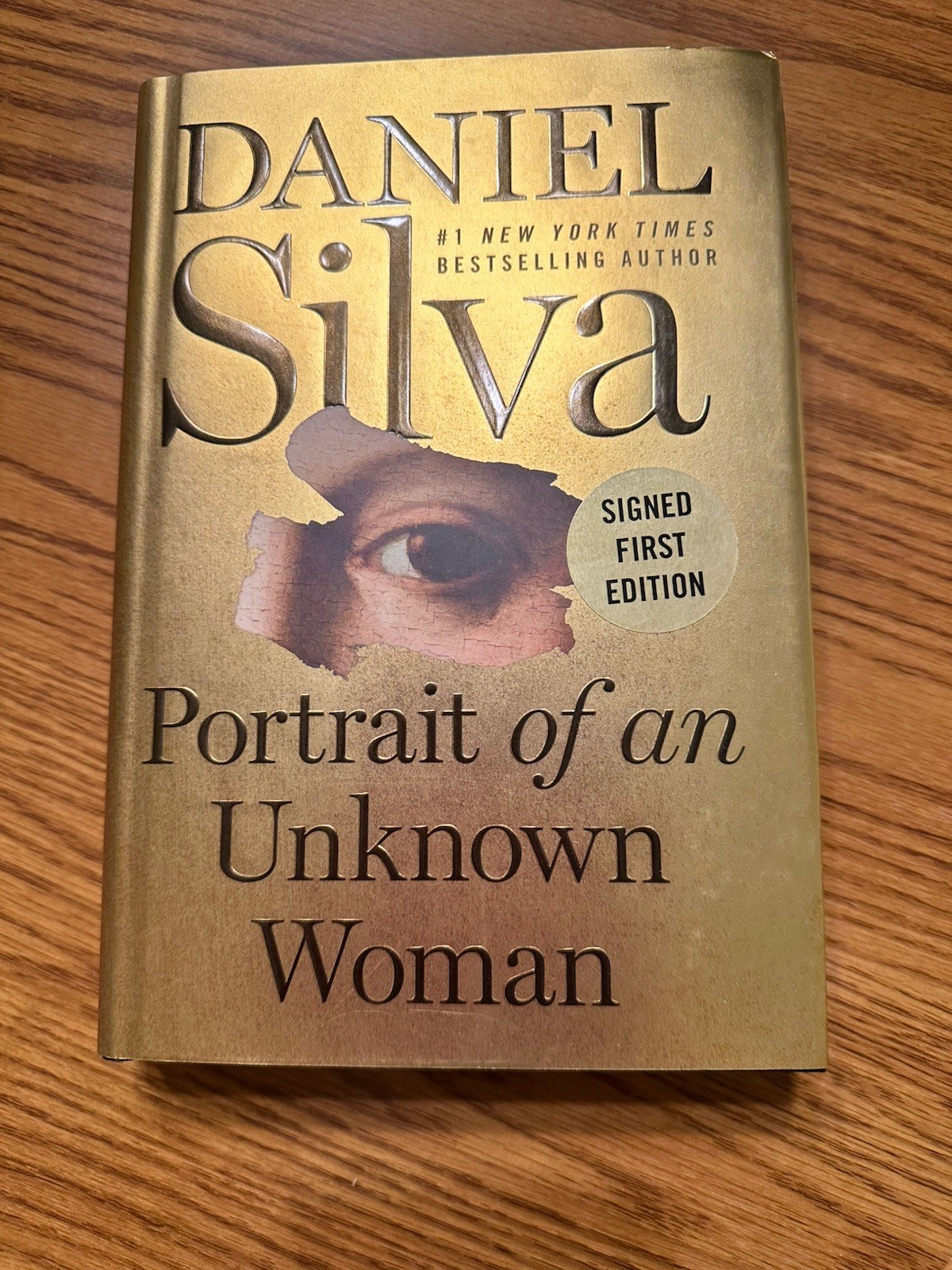 Signed First Edition Portrait of an Unknown Woman Daniel Silva Hardcover