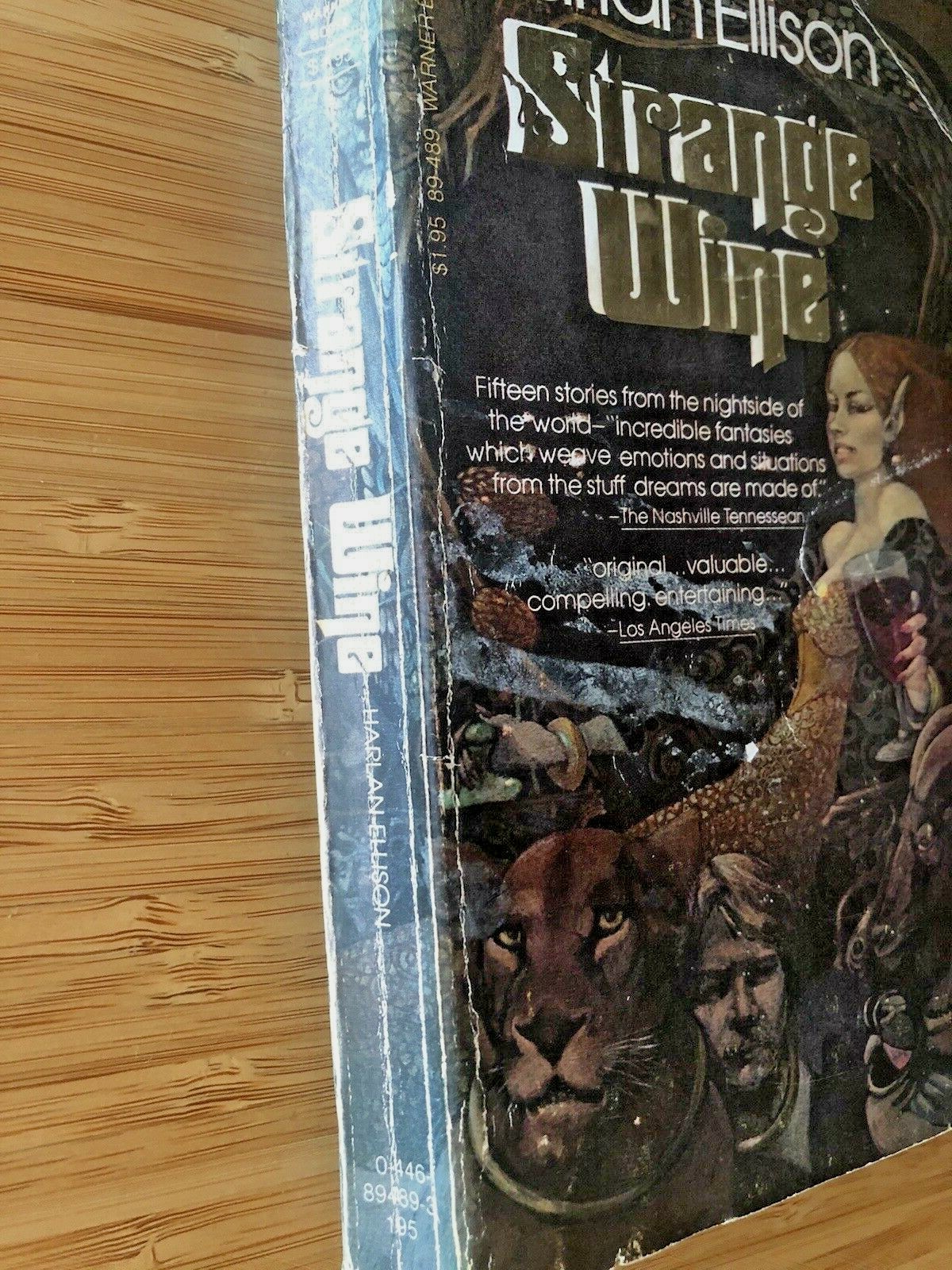 Harlan Ellison Strange Wine Warner Books 1979 Paperback Speculative Fiction
