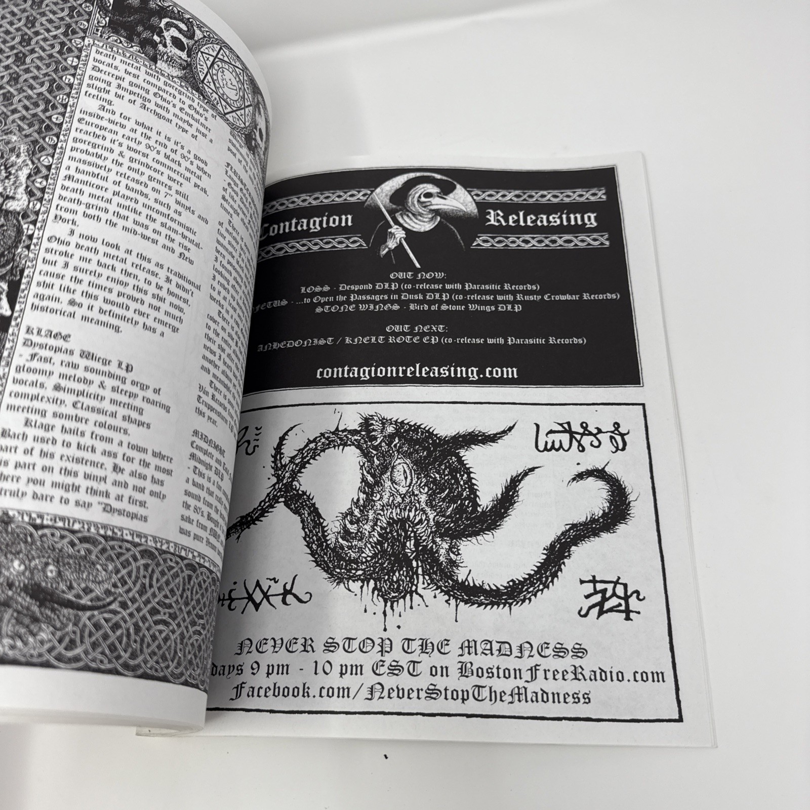 VATRA I SUMPOR Black War Death Metal Occult Satanic Art Zine Book Proclamation