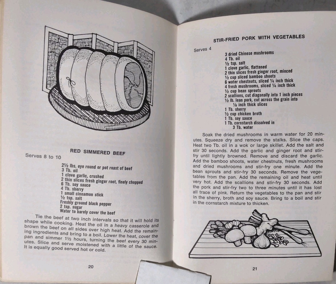 Chinese Cooking By Irena Chalmers & Susan Wright – 1973 Potpourri SC – NICE