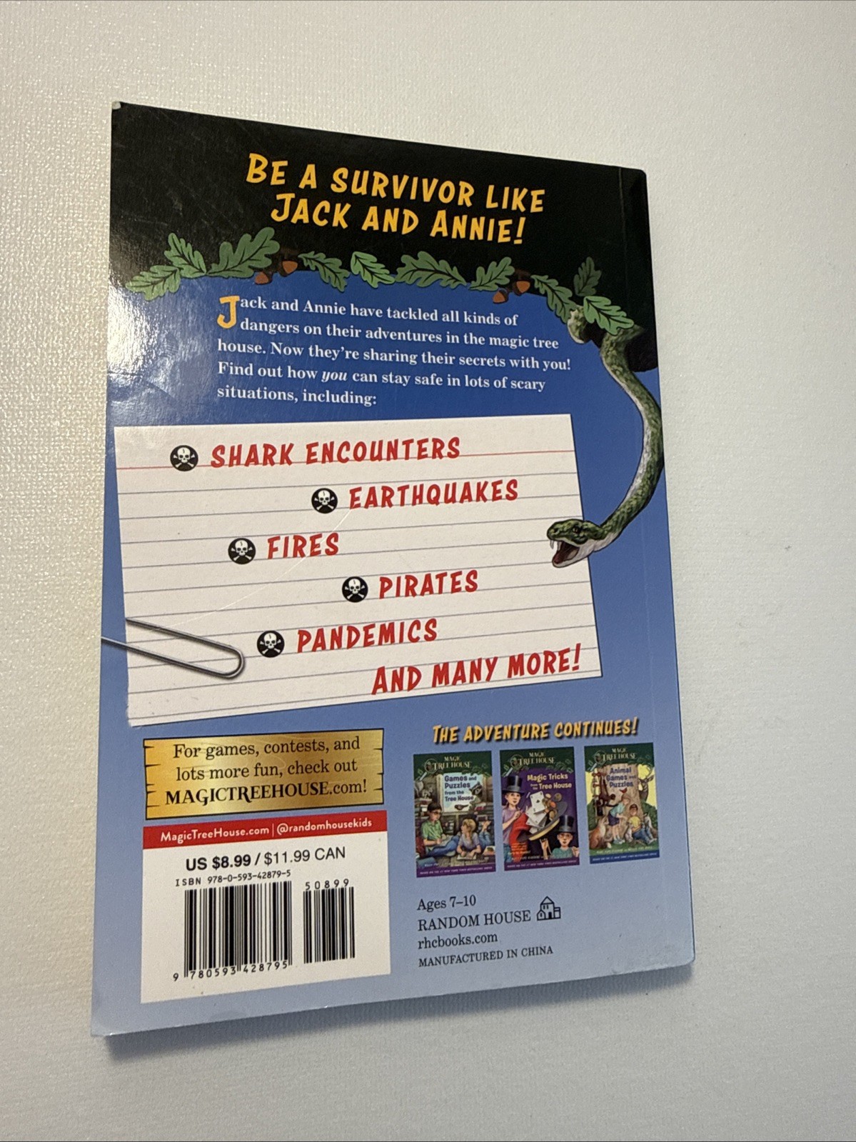 Magic Tree House Survival Guide by Natalie Pope Boyce and Mary Pope Osborne…