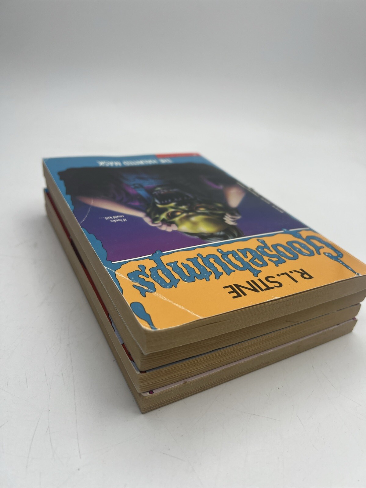 Lot of 4 Scholastic Goosebumps Paperback Books # 1,4,9,11 Parachute Press Vtg