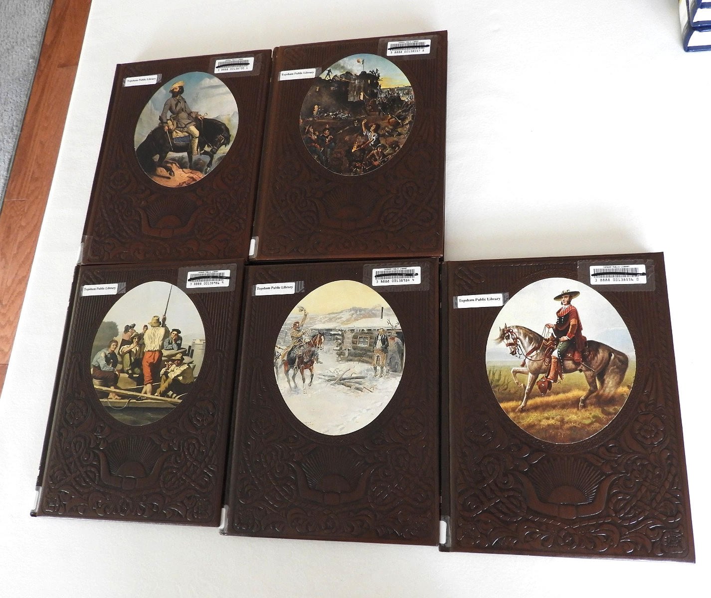 Classics of the Old West Time Life 23 Volumes Leather Bound Vintage