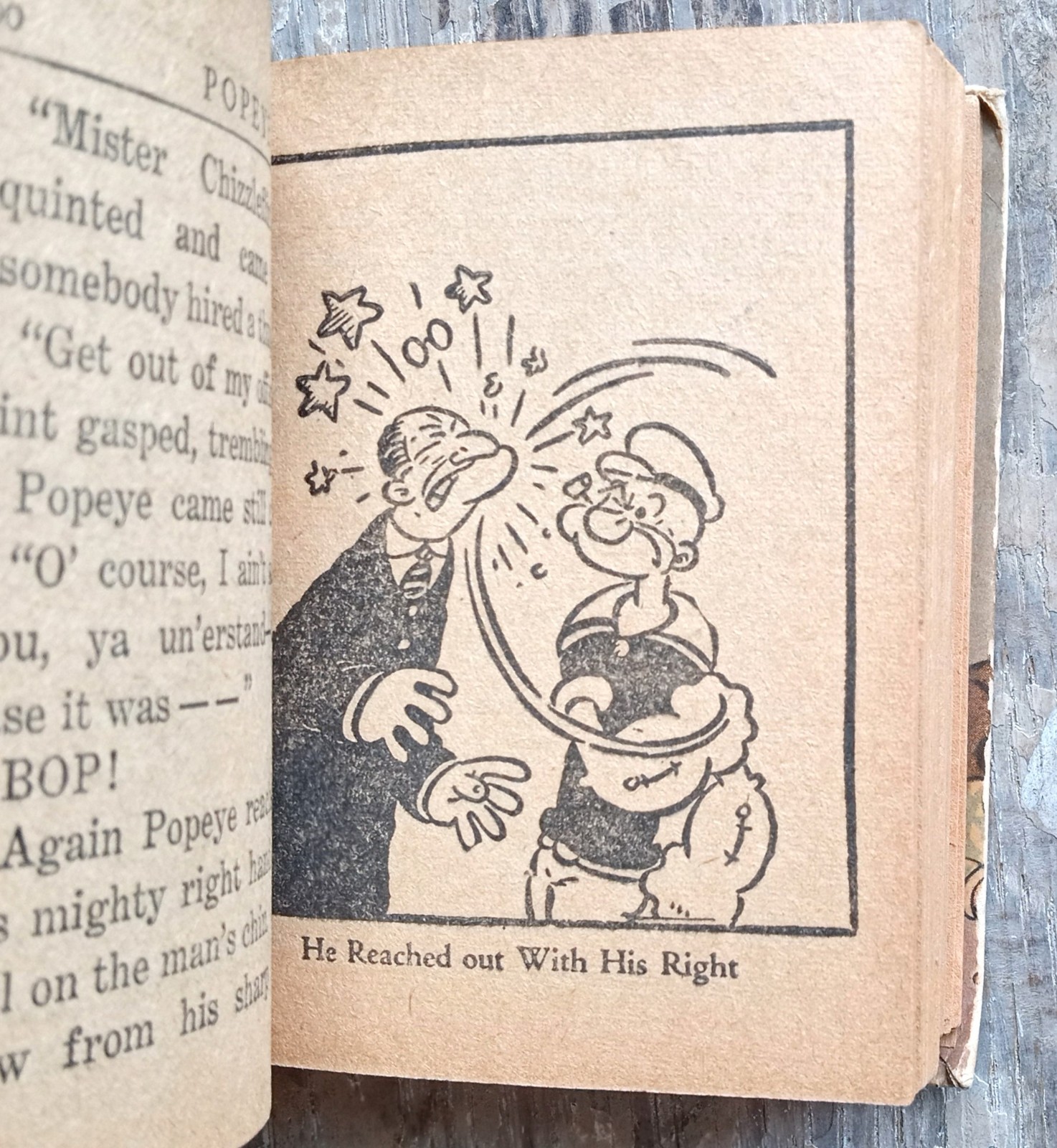 Popeye And The Jeep ~1937 Vintage Small HC~ E. C. Segar 30s Whitman Comic Illust