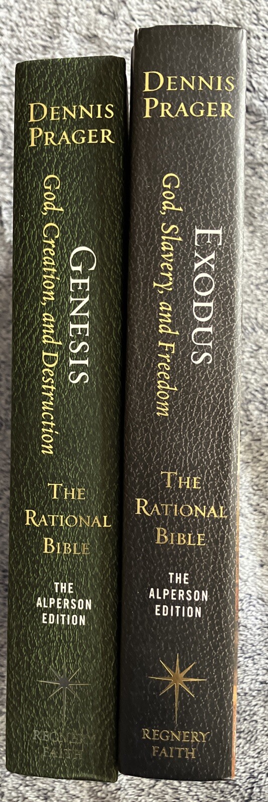 Dennis Prager, Genesis and Exodus Bundle HC. The Rational Bible. Alperson
