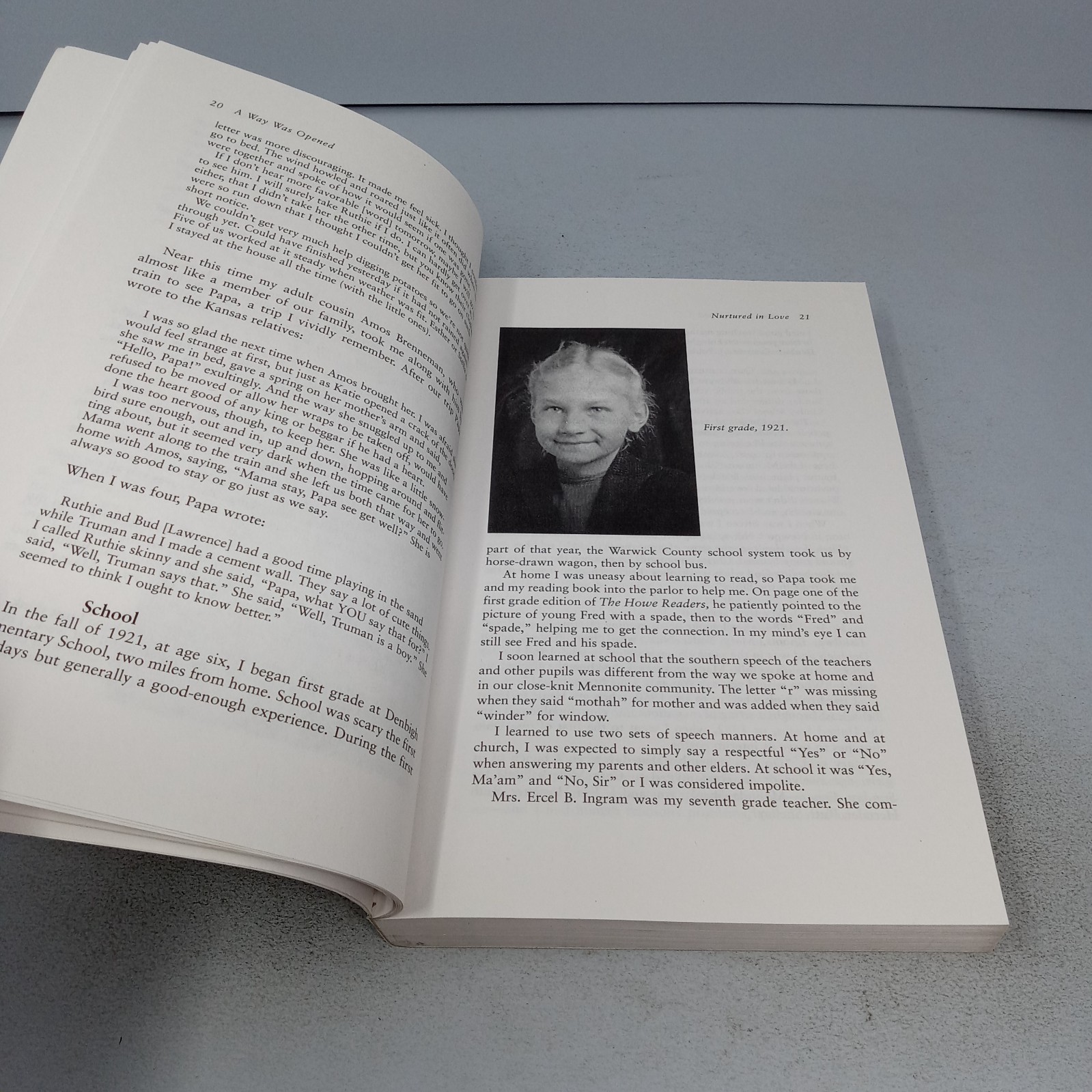 A Way Was Opened: A Memoir 2003 Herald Press Paperback by Ruth Brunk Stoltzfus