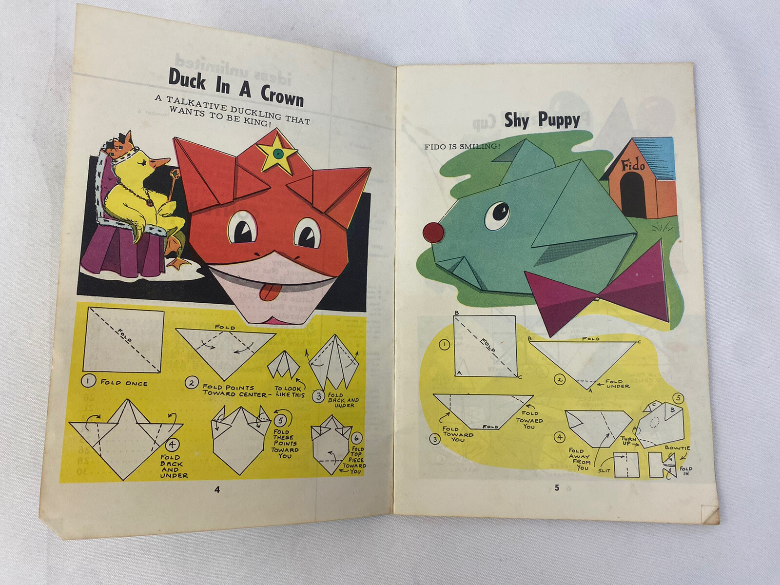Kap Kraft Books the Fascinating Art of Paper Folding (Origami) Paperback 1966
