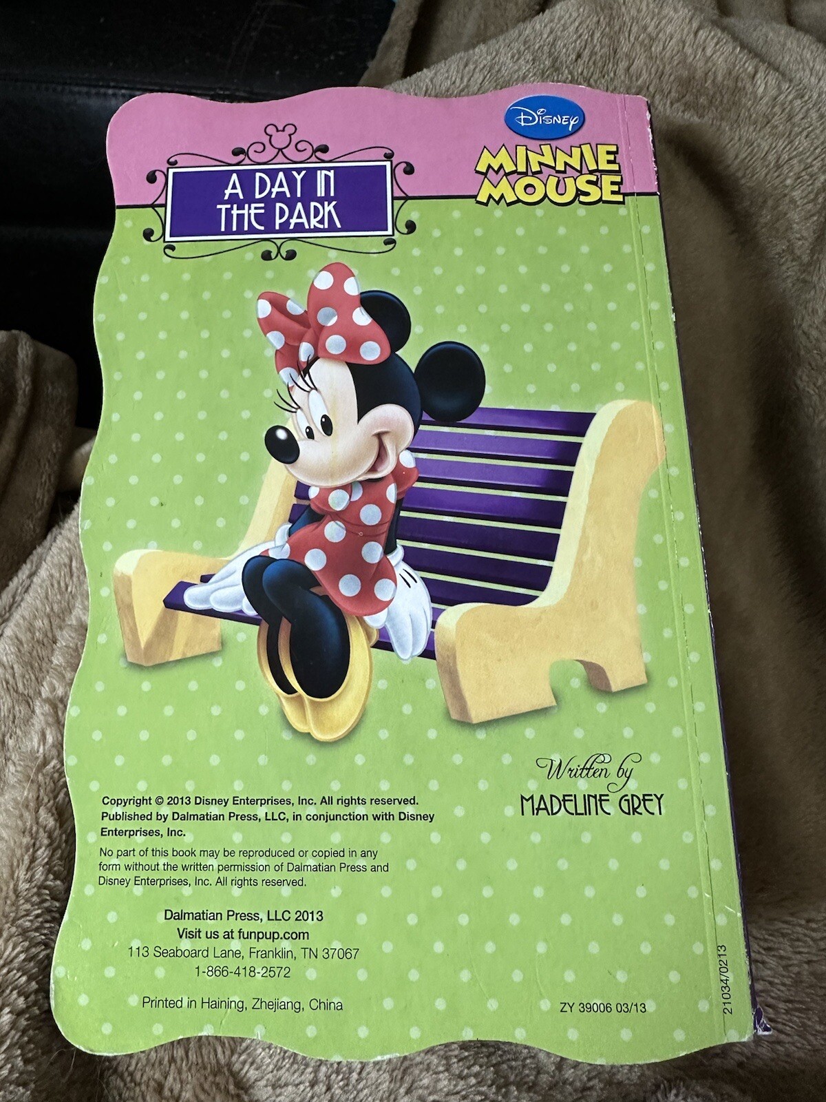 Disney Minnie Mouse Lot Of 2 Book 2013 Feeling Fabulous Day In The Park READ