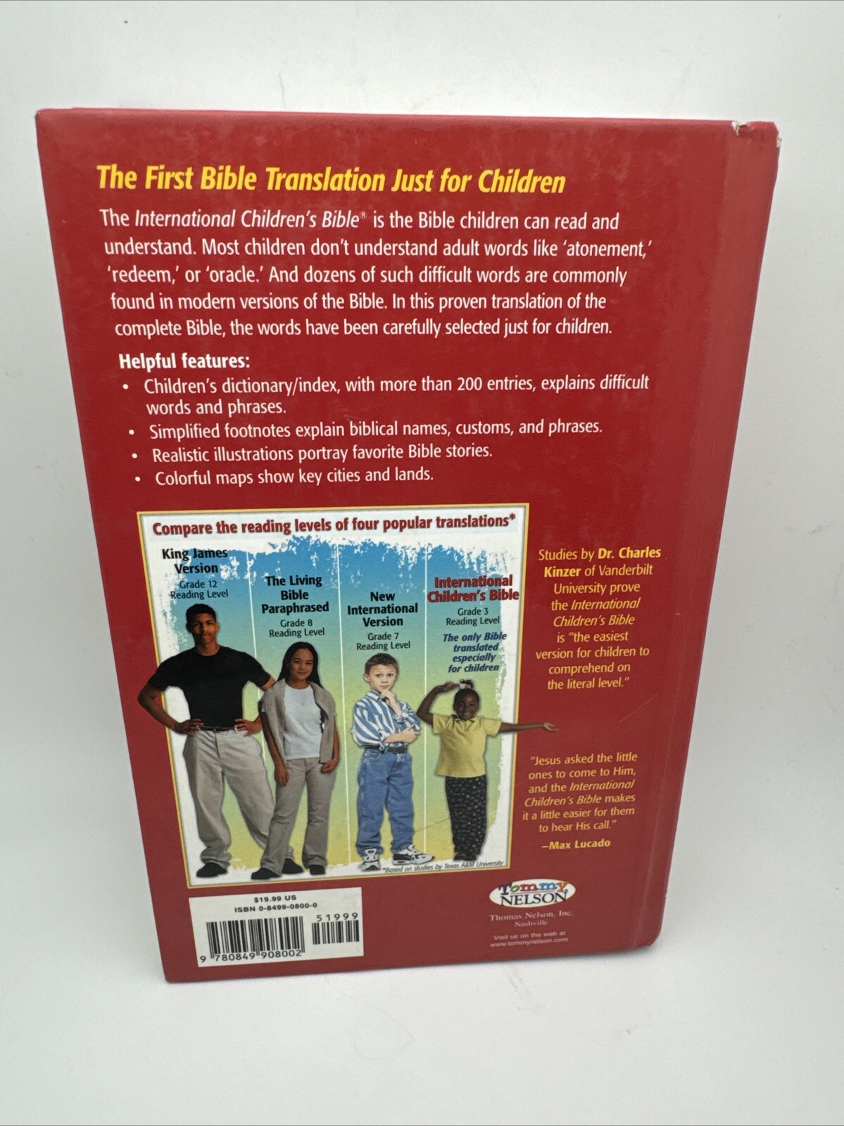 The International Children’s Bible – 0849908000, hardcover, Anonymous BR1