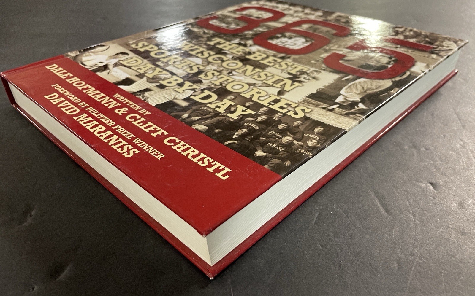 365 BEST WISCONSIN SPORTS STORIES DAY BY DAY by Hofmann & Christl (2010, HC) VG