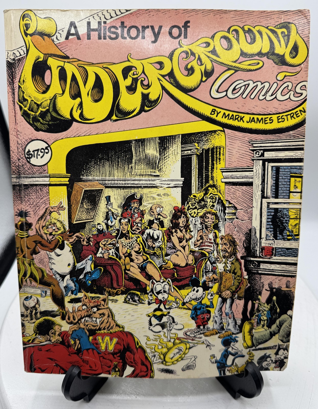 Vintage 1989 History Of Underground Comics Mark James Estren PB Ronin