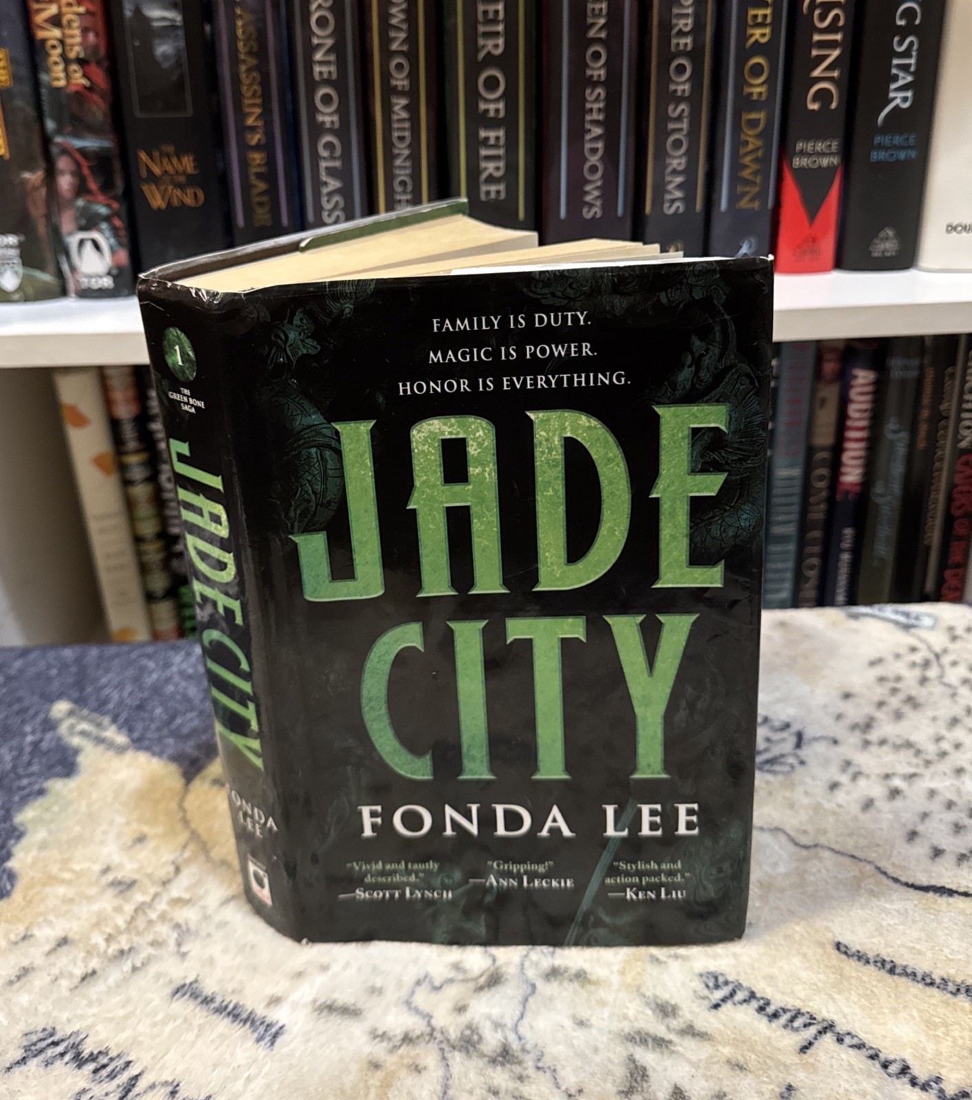 Jade City – Fonda Lee (Hardcover) First Edition/Print, 1st/1st, $26.00, ACCPT