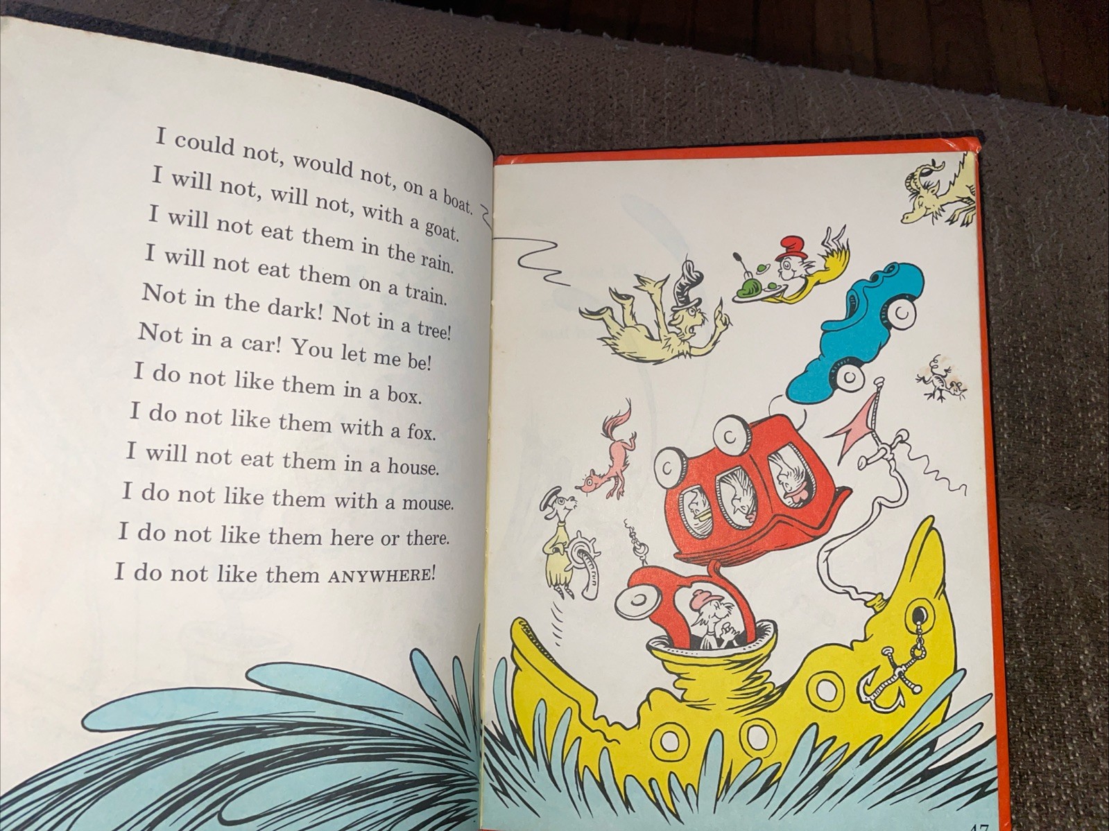 Vintage Green Eggs And Ham 1960 Dr. Seuss 1st Edition Hardcover🔥🔥🔥