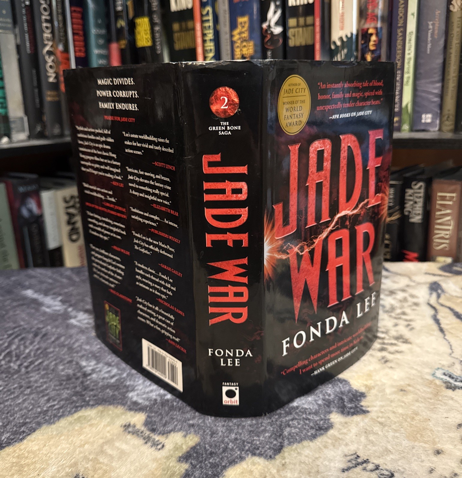 Jade War – Fonda Lee (2019, Hardcover) First Edition/2nd Print, HCDJ, City #2