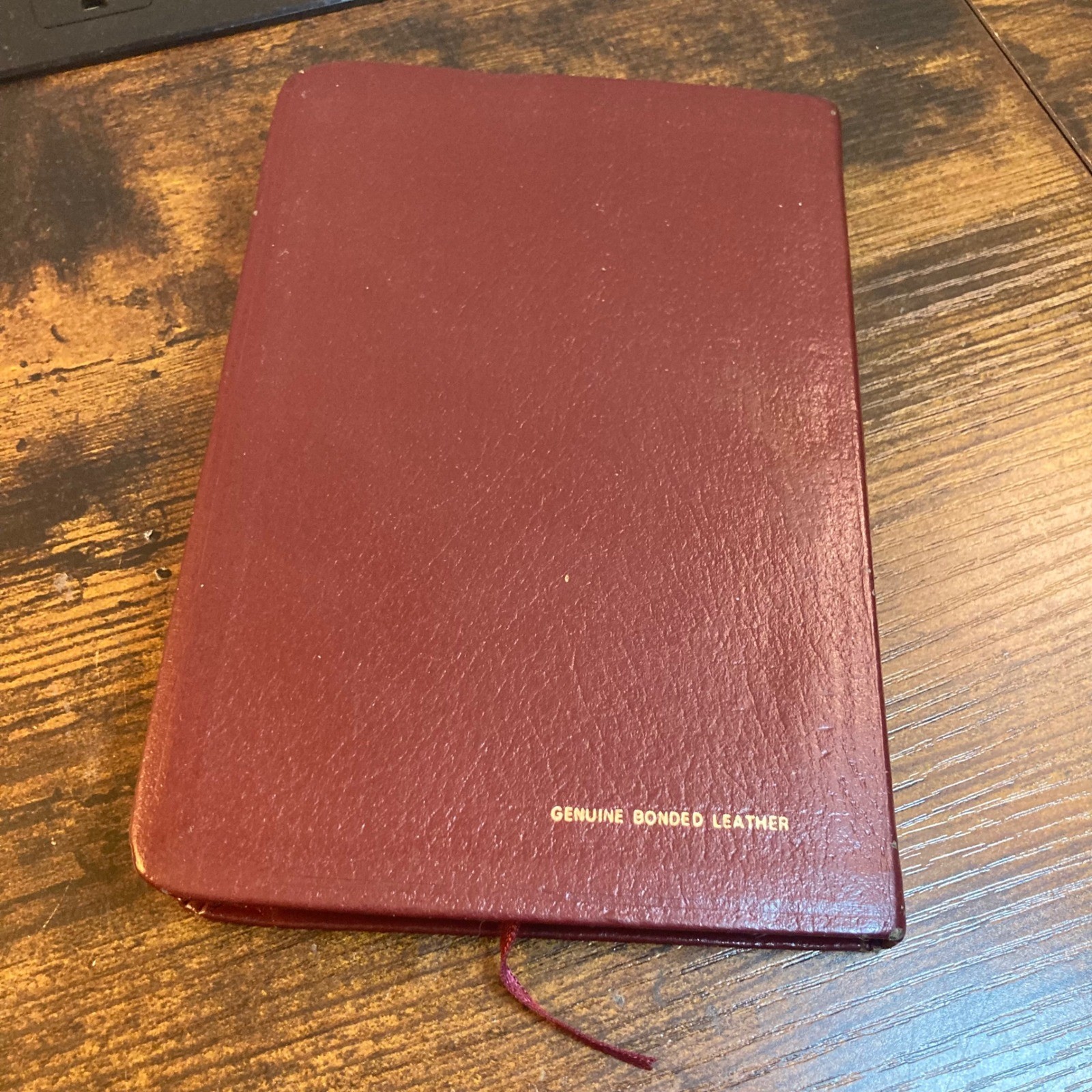 NKJV New Testament Bible Bonded Leather Psalms Prov. Thomas Nelson Burgundy 1982