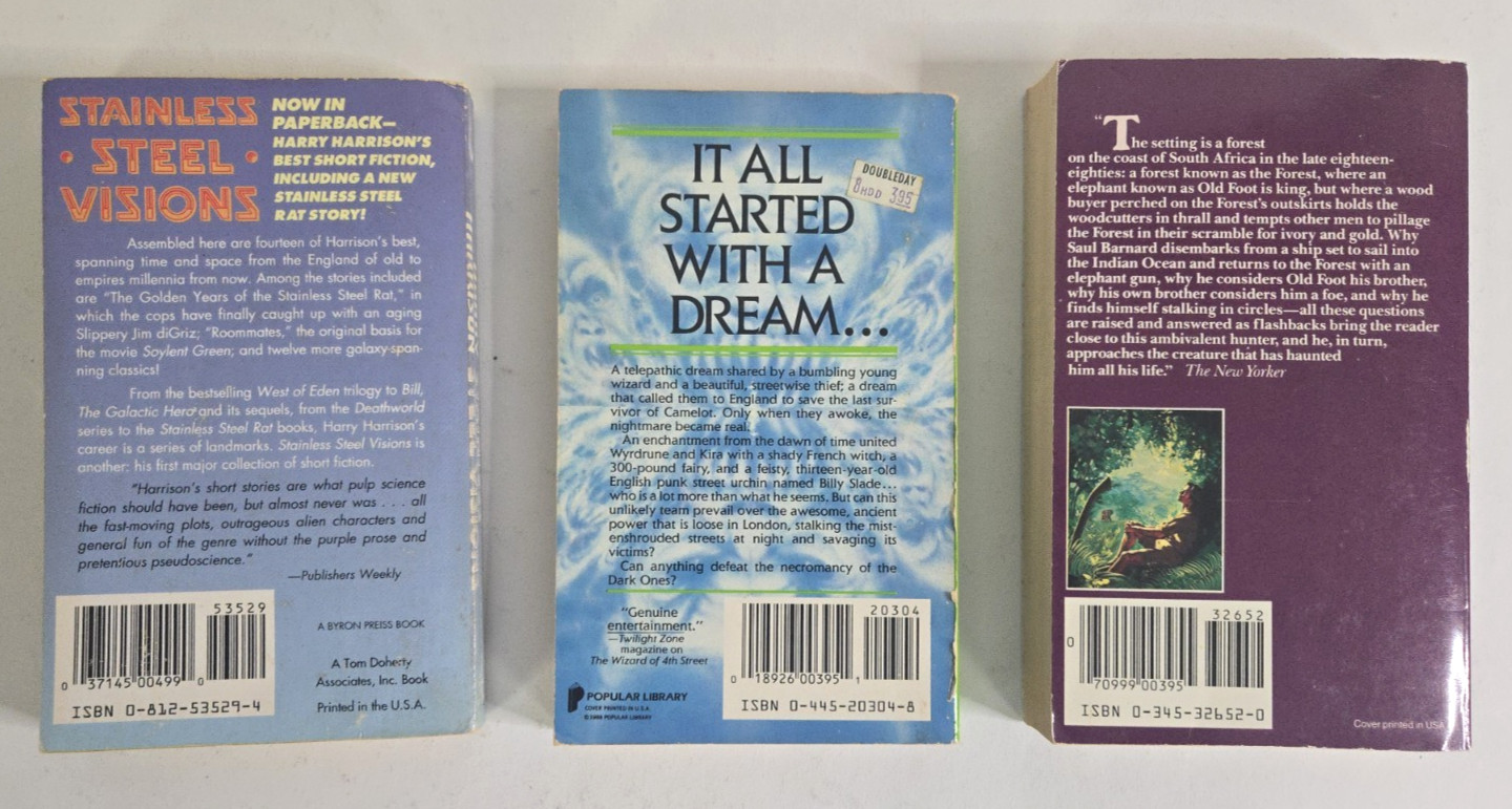 Lot of 29 Sci-Fi / Fantasy Mass Market Paperback Books