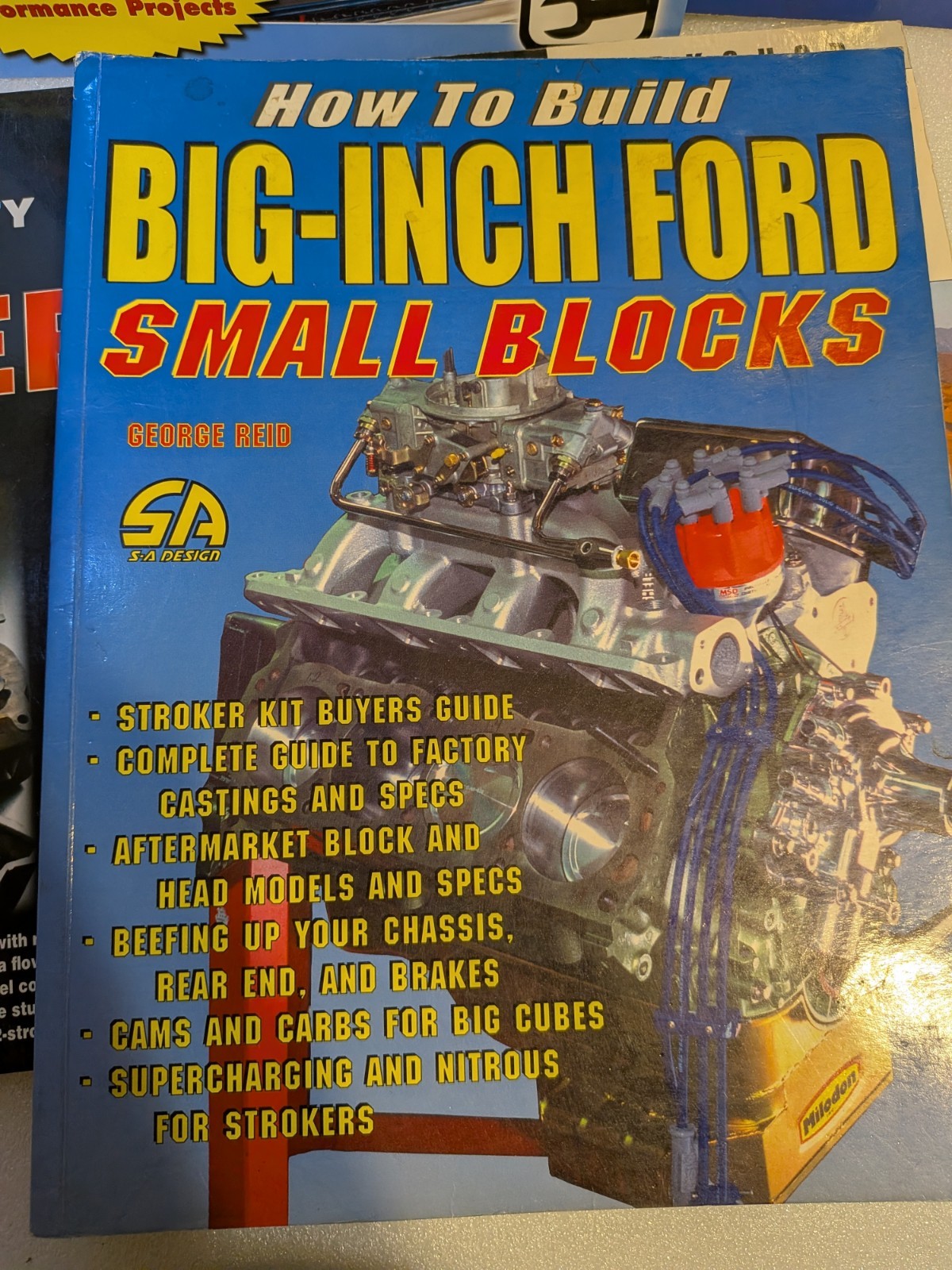 Lot of 5 Automotive Books Ford Big-Inch Holley Carbs Wiring Cylinder Heads Trim