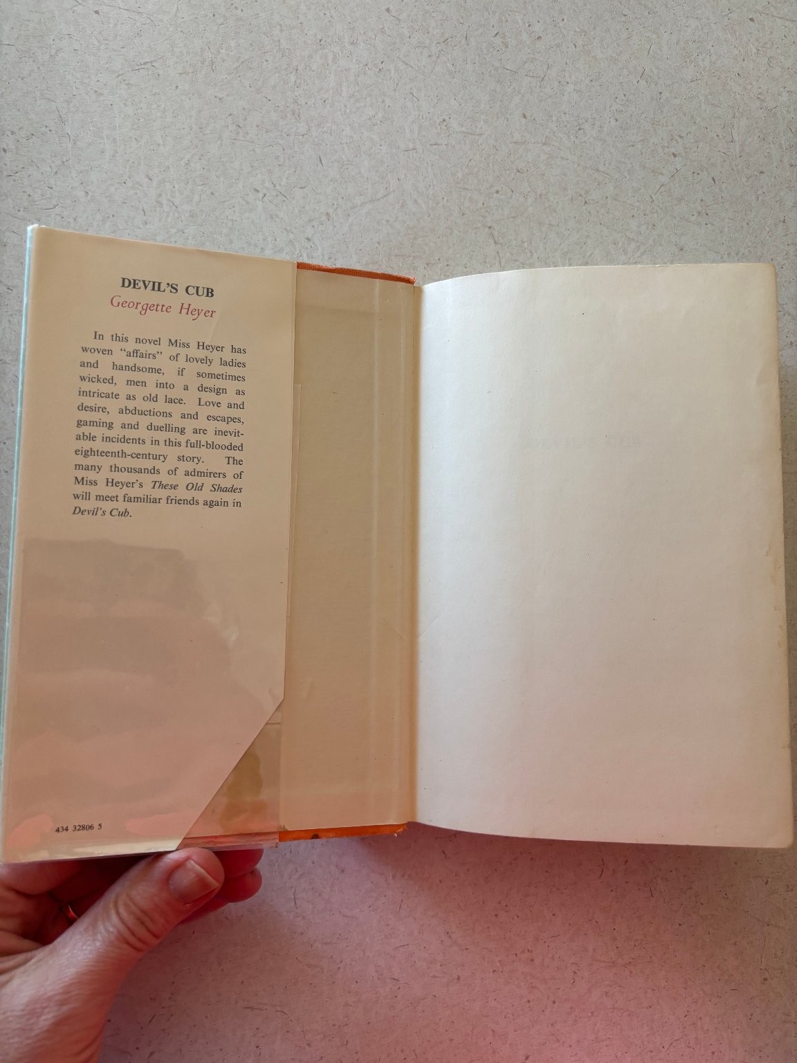 Devil’s Cub Georgette Heyer 1970 Reset Edition Historical Romance Heinemann