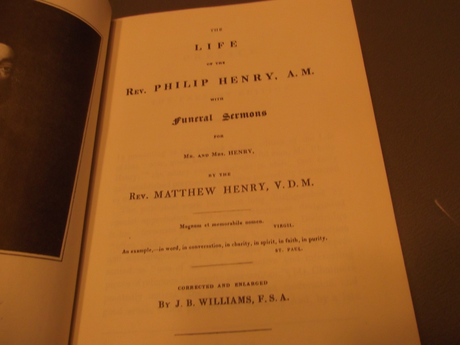 The lives of Philip and Matthew Henry Banner of Truth 1974 Hard Copy