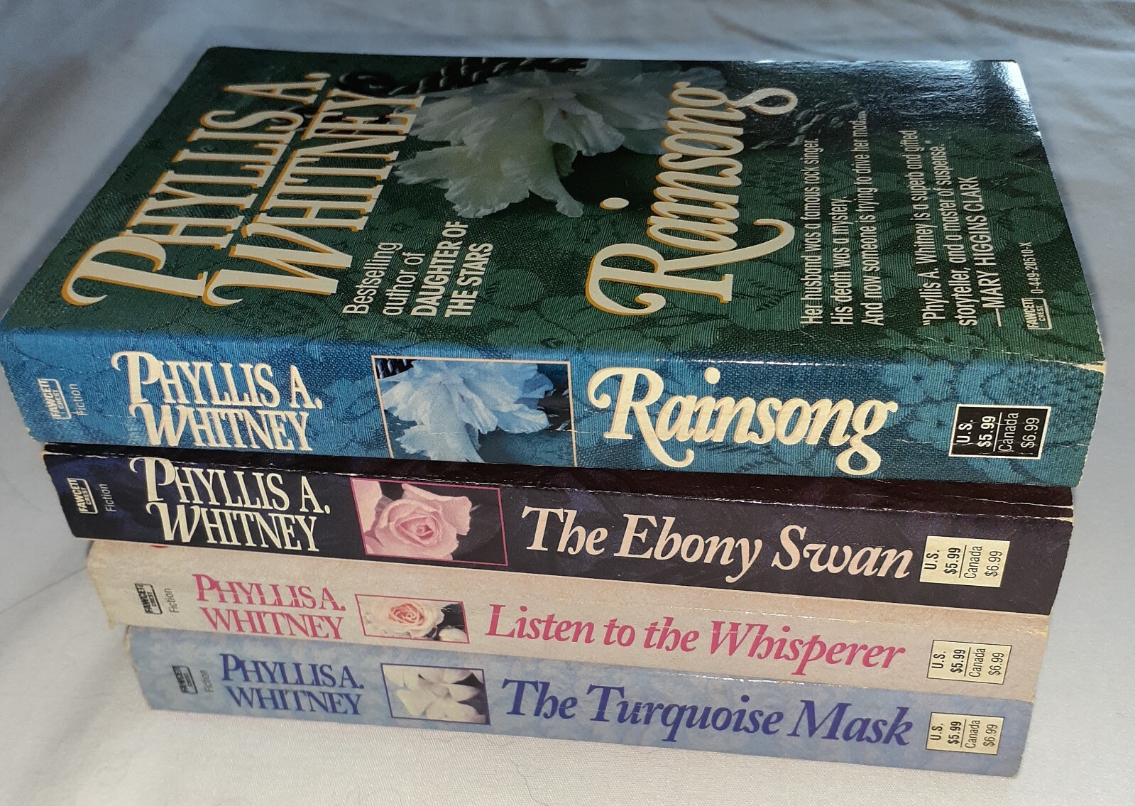 Phyllis A Whitney Boxed Set Of 4 MM Paperbacks Listen to the Whisperer