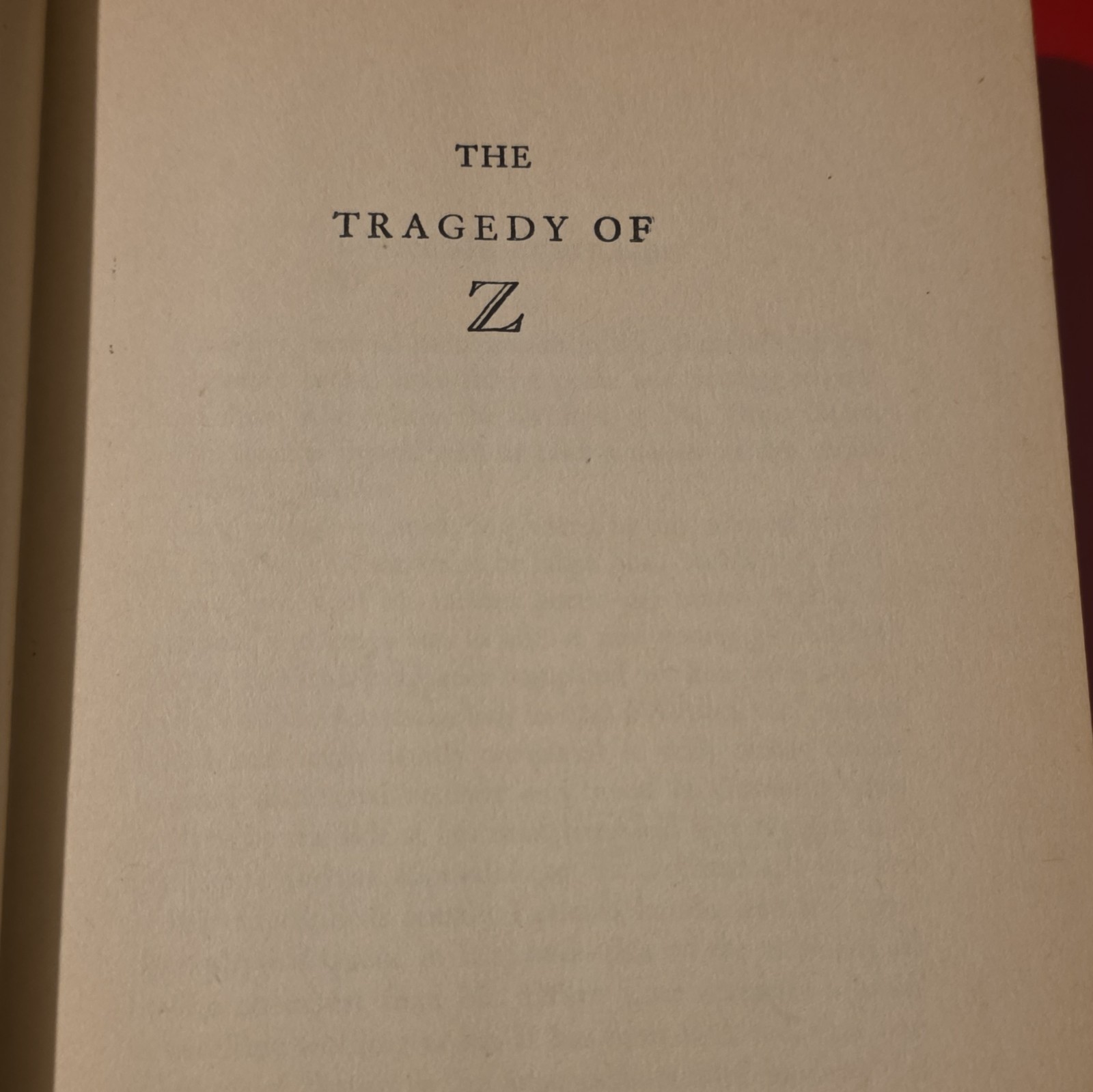 Ellery Queen The Tragedy of Z HC w/ Original Dust Jacket Grosset & Dunlap Rare