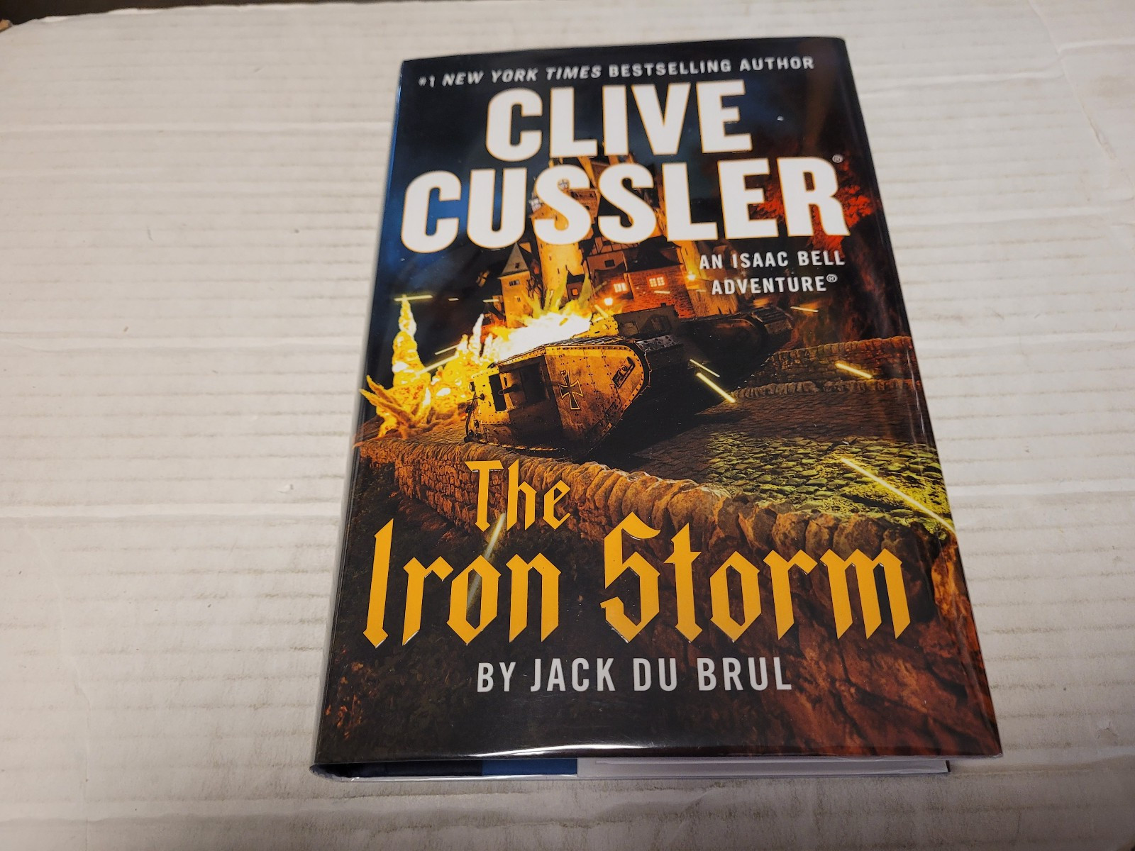 Clive Cussler The Iron Storm by Jack Du Brul (2025, Hardcover) SIGNED 1st/1st