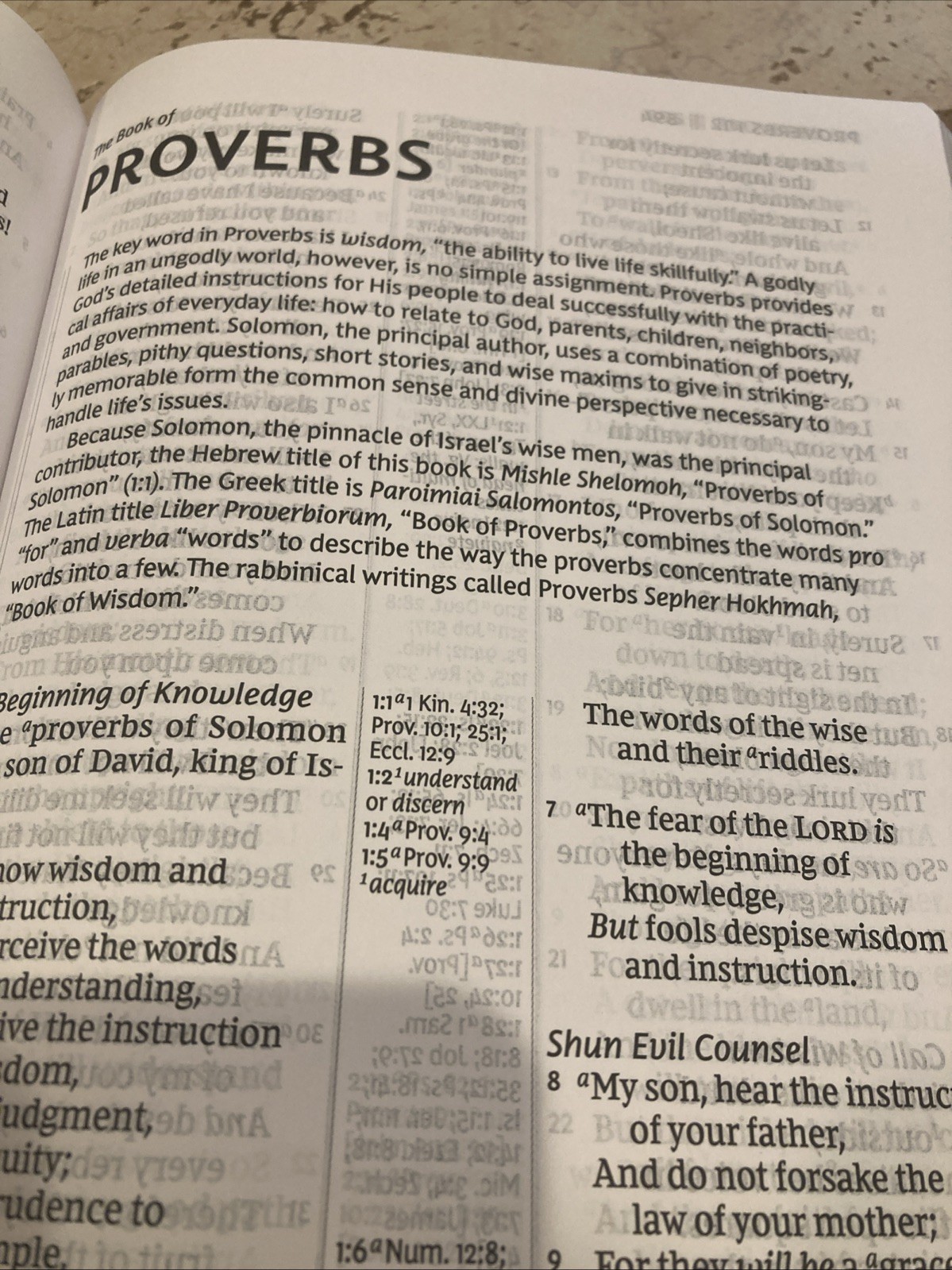 NKJV GIANT PRINT CENTER COLUMN REFERENCE BIBLE RED LETTER INDEXED BLACK