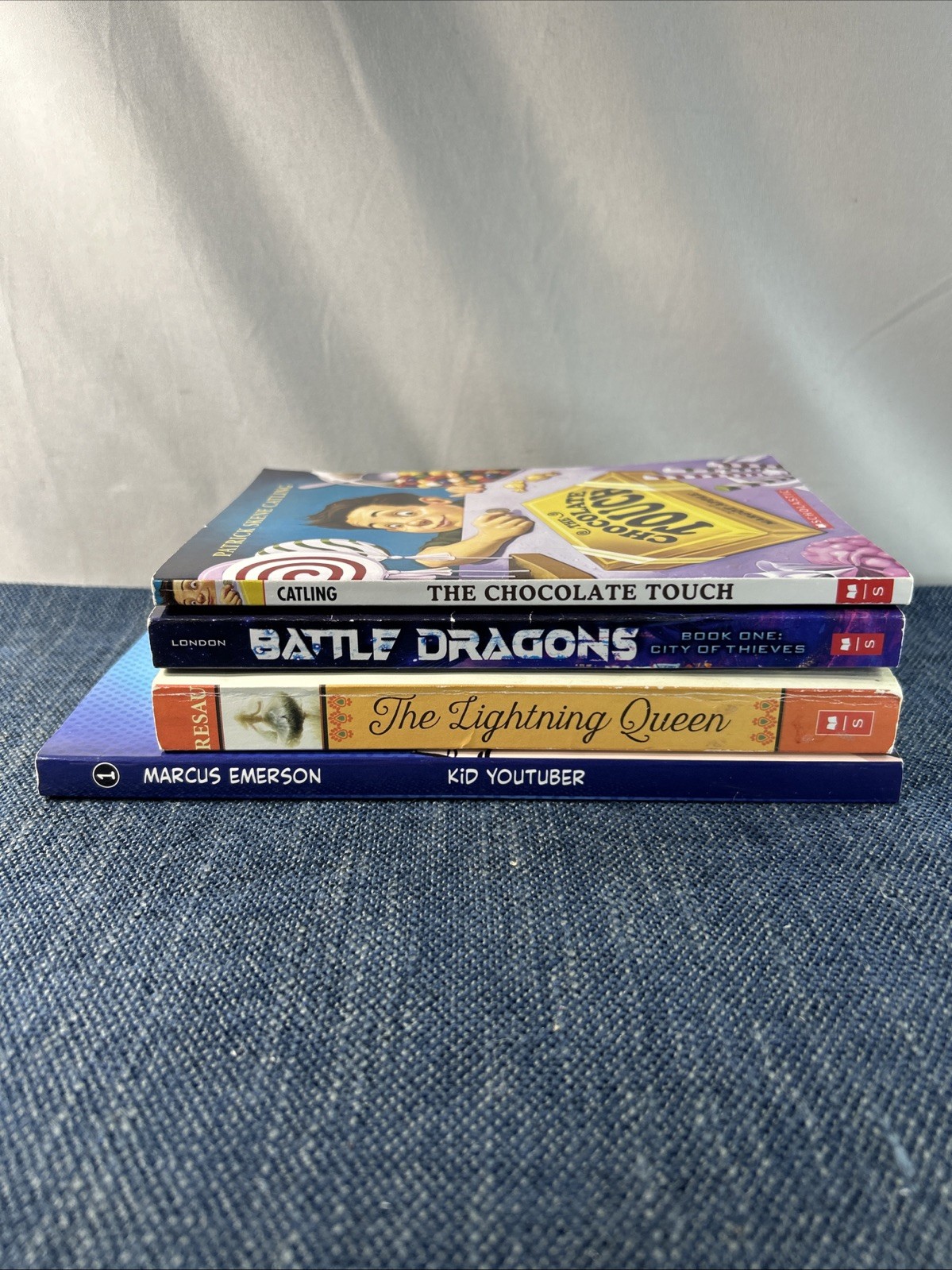 Book Bundle for Boys Lot of 4 Paperback Books 1 Graphic Novel