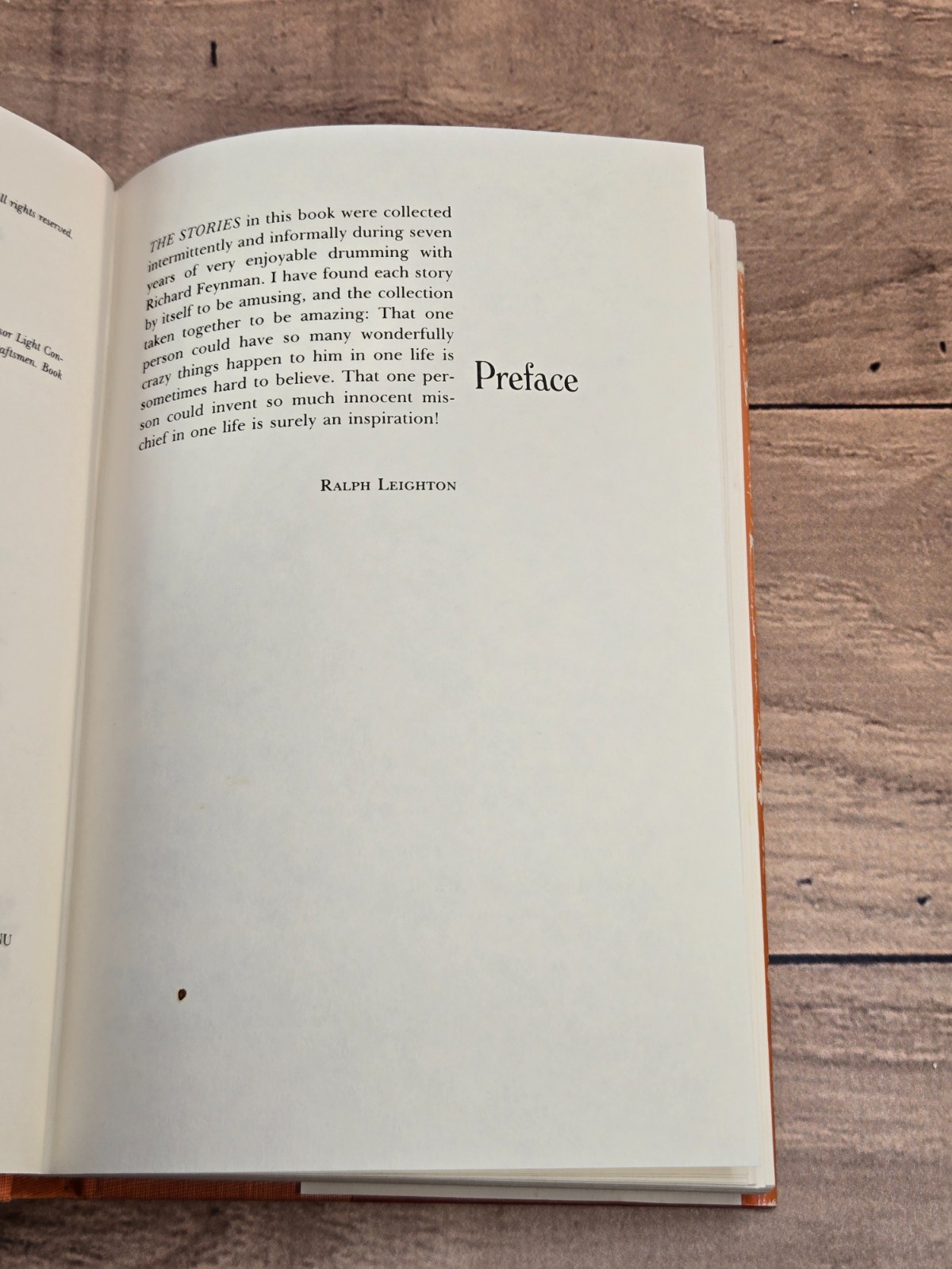Vtg “SURELY YOU’RE JOKING, MR. FEYNMAN!” Richard Feynman 1985 HC/DJ Norton & Co.