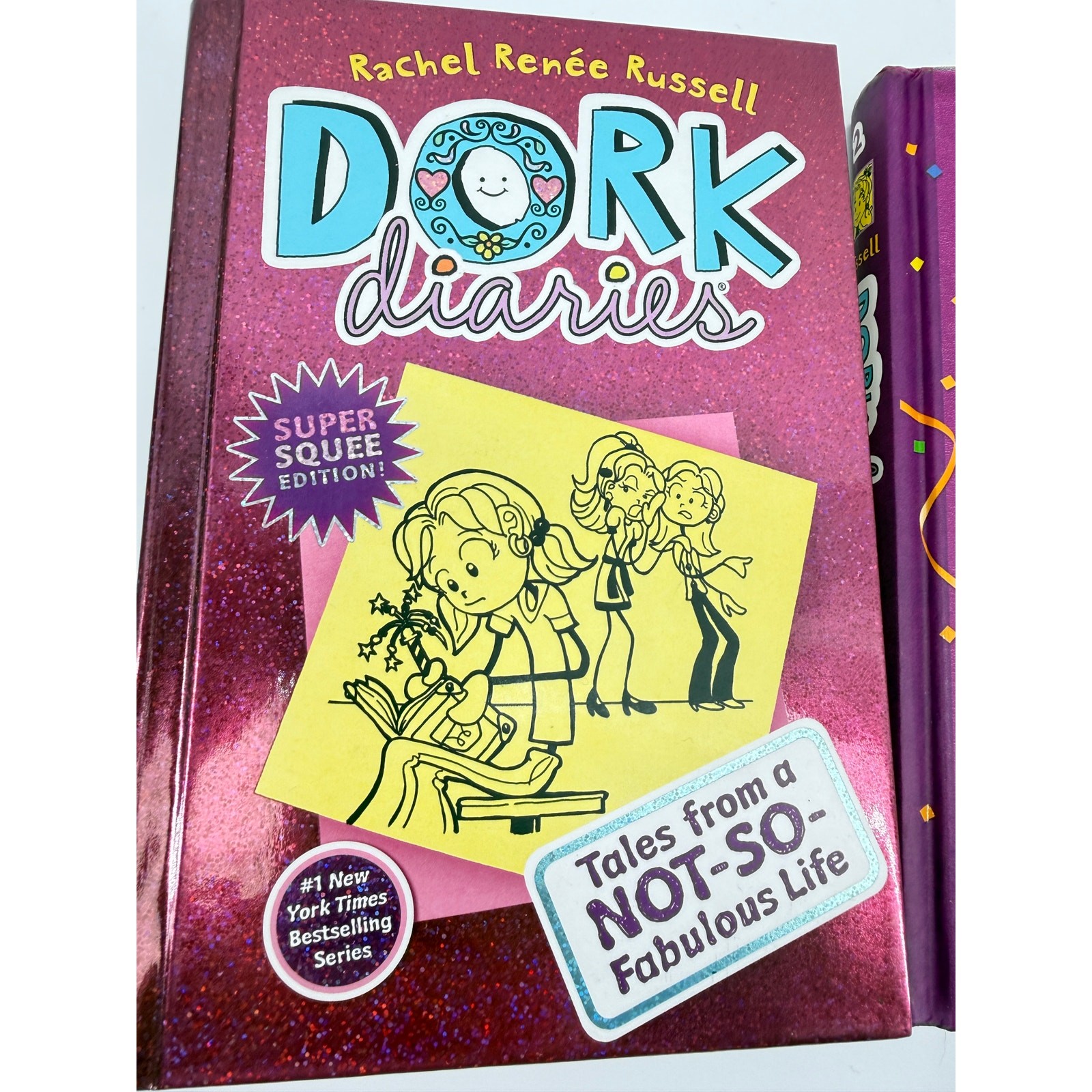 Dork Diaries Books 1 2 3 Box Set Rachel Renee Russell Hardcover Lot