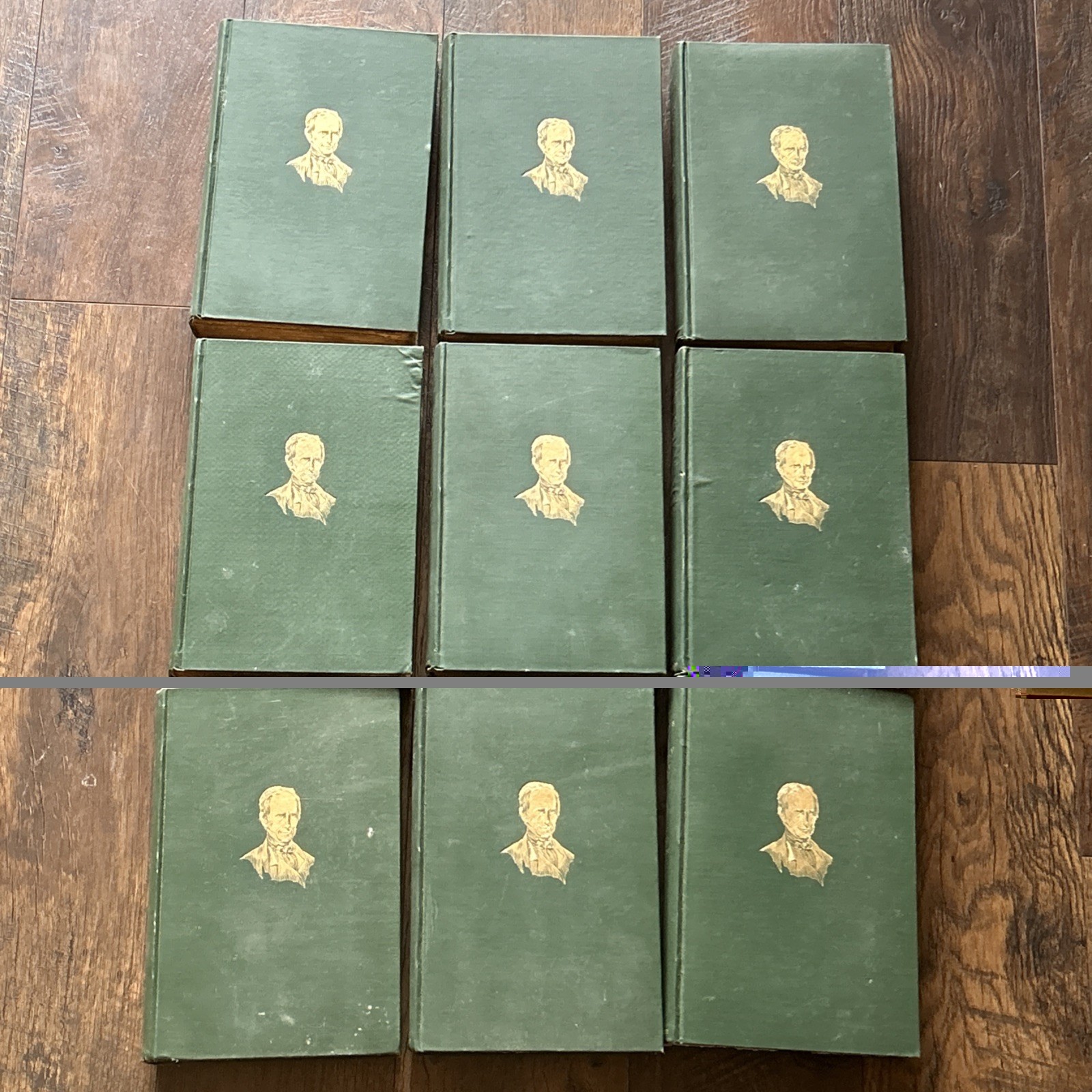 Set 9 Volumes 1904 The WORKS OF HENRY CLAY Federal Limited Edition SIGNED Books