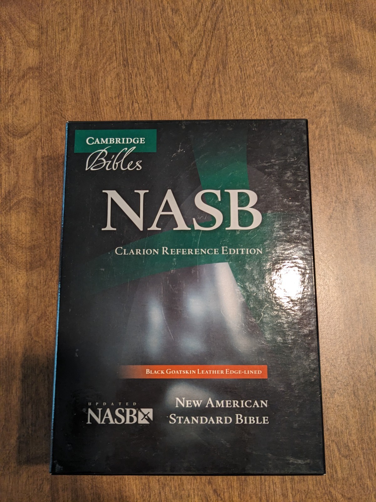 NASB Clarion Reference Edition (Black Goatskin) by Cambridge