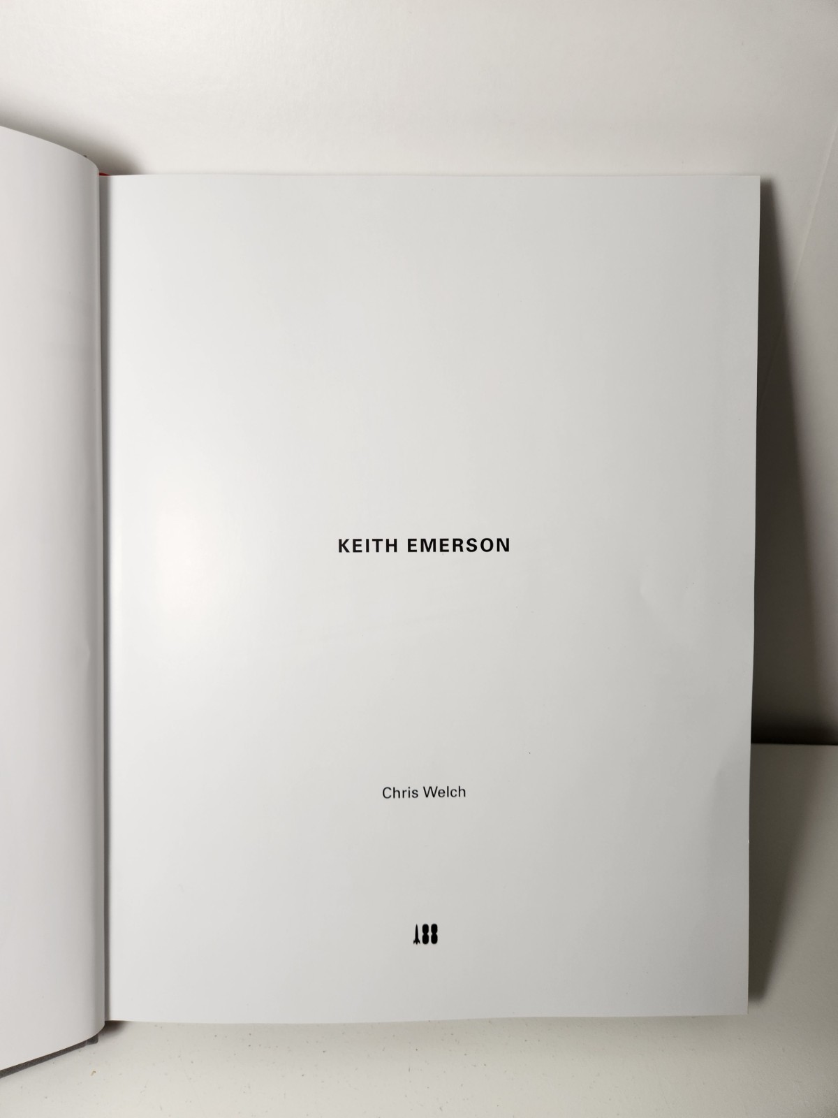 Chris Welch Keith Emerson First Edition/Printing Hardcover Book 2022