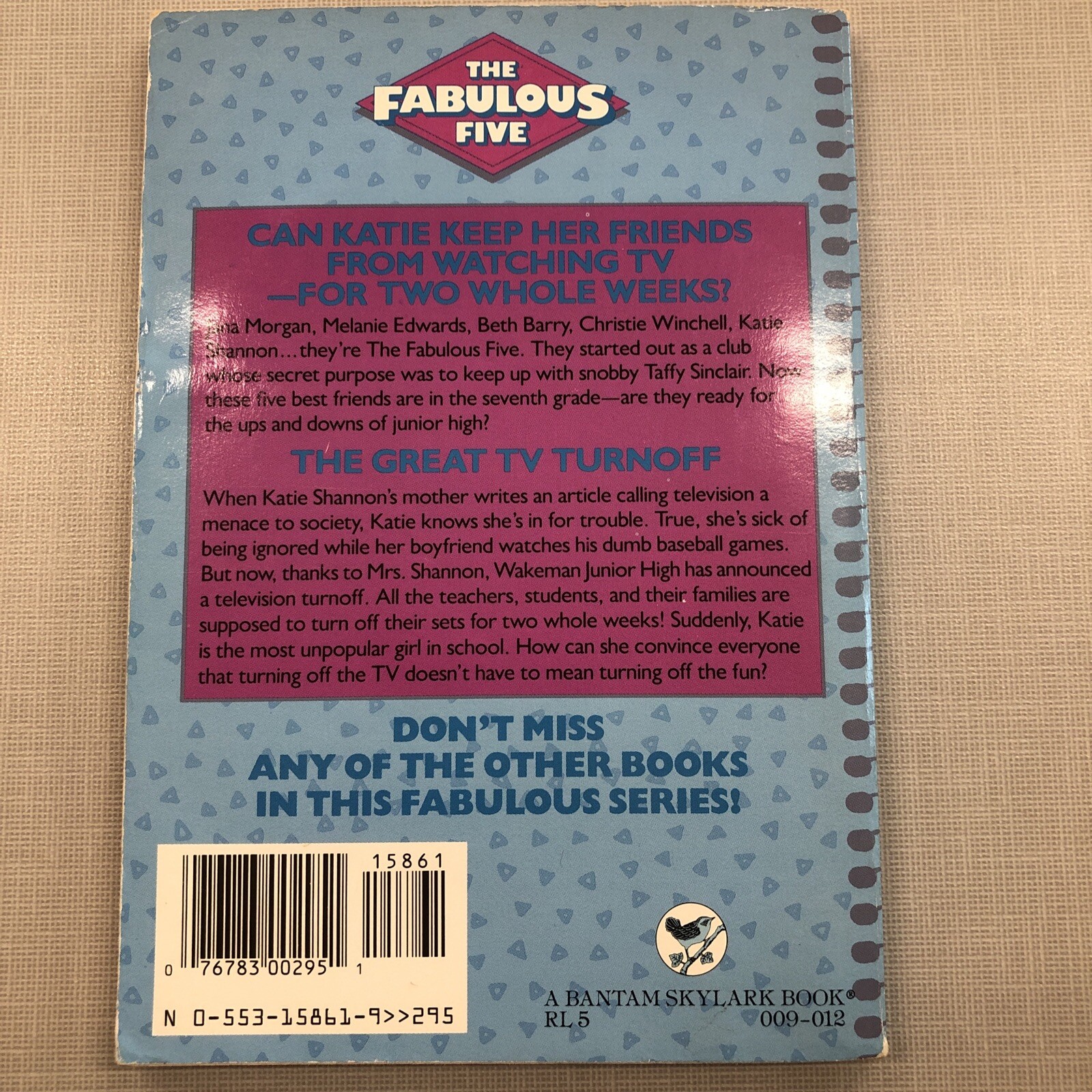 The Great Tv Turnoff (Fabulous Five) Haynes, Betsy paperback Used – Good