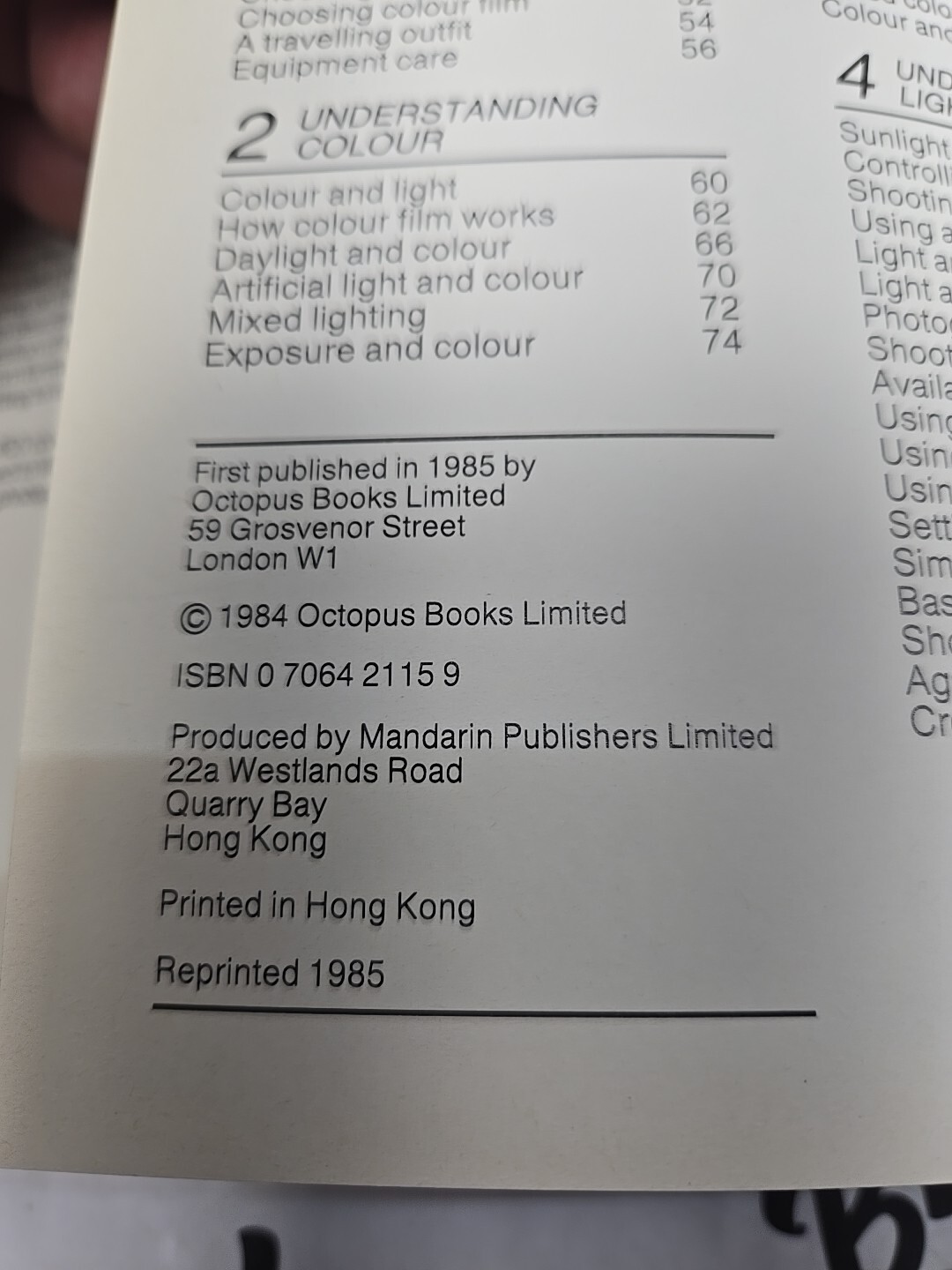 Photographer’s Handbook by Michael Busselle Hardcover Vintage Photography Guide