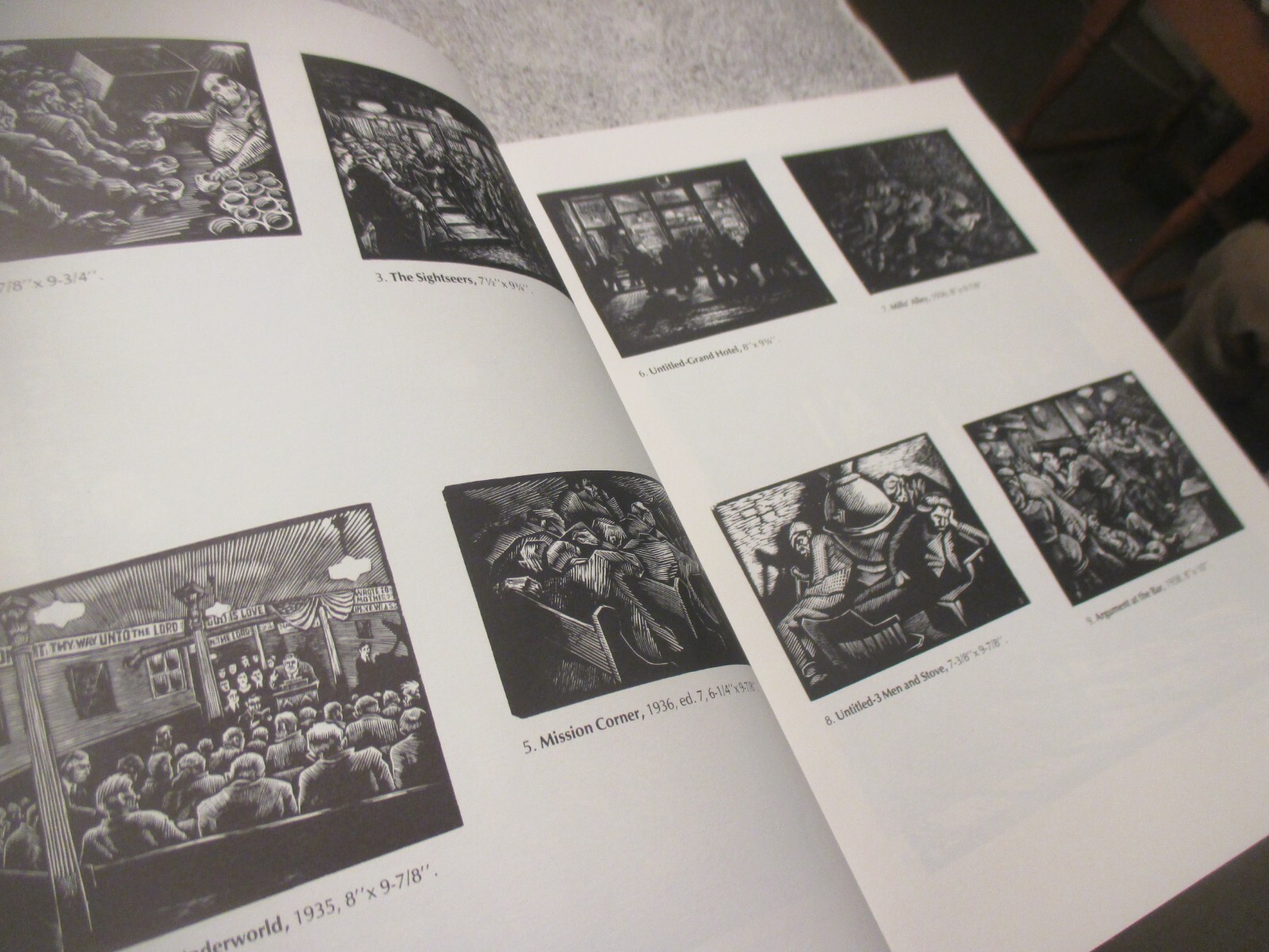 Eli Jacobs Linoleum Block Print Catalog Mary Ryan Gallery 1986 art reference